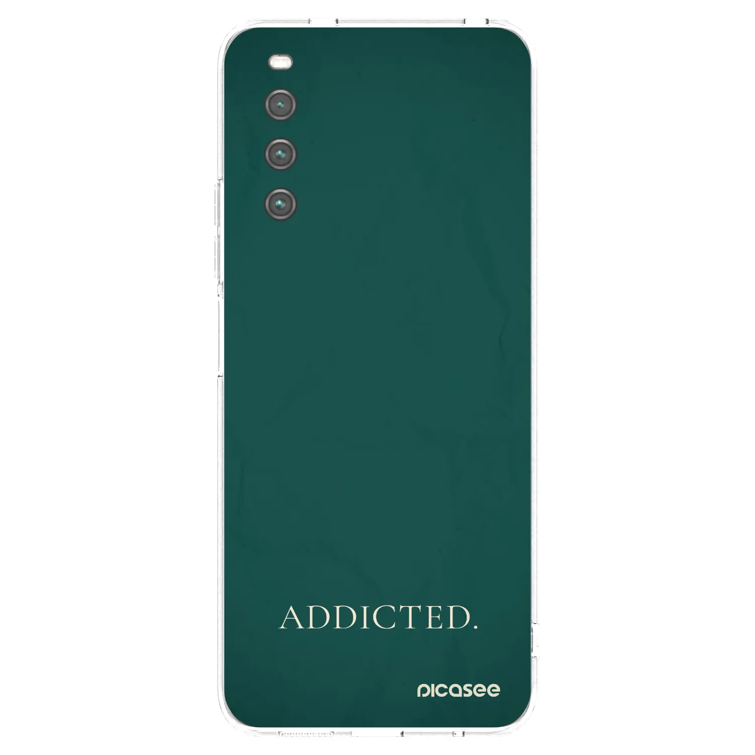 Picasee silikonowe przeźroczyste etui na Sony Xperia 10 IV 5G - Addicted
