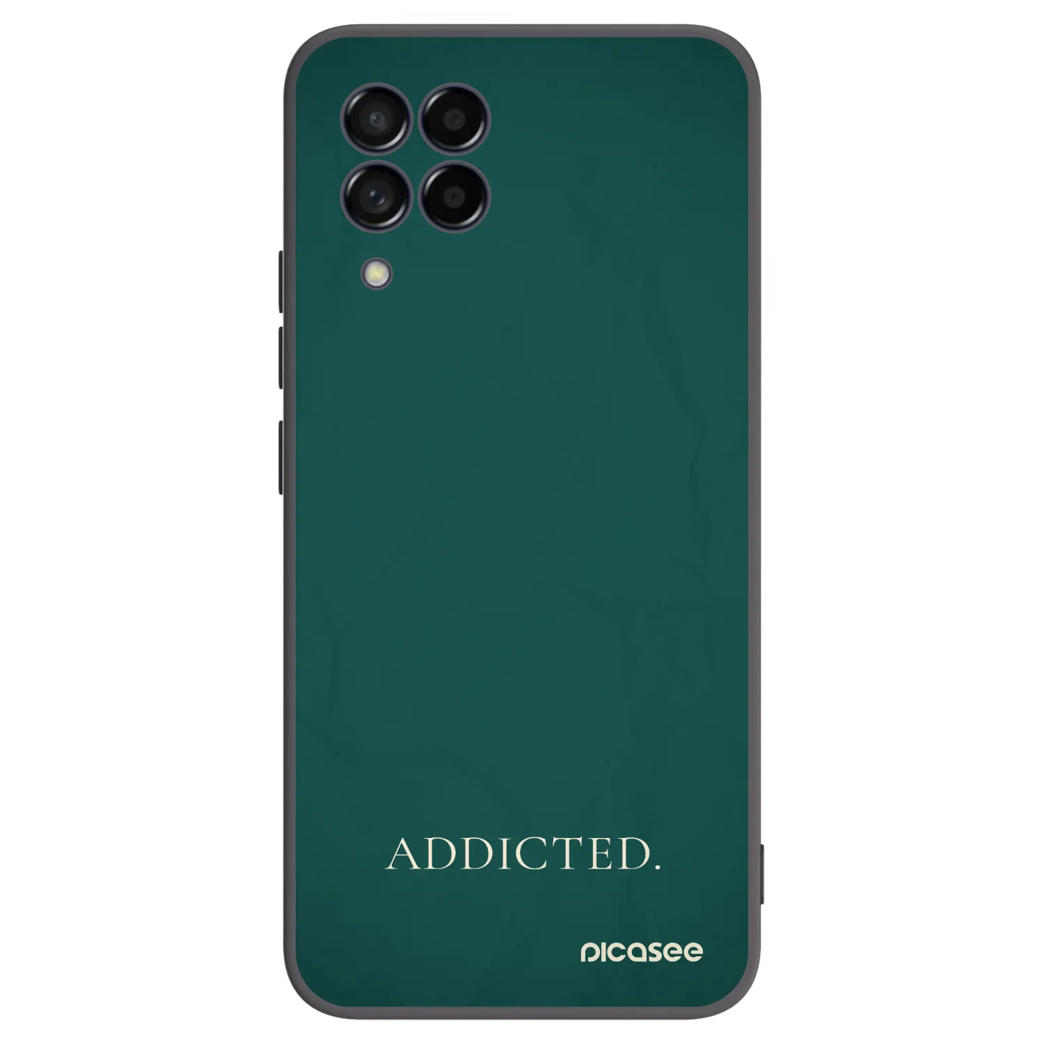 Picasee silikonowe czarne etui na Samsung Galaxy M53 5G - Addicted