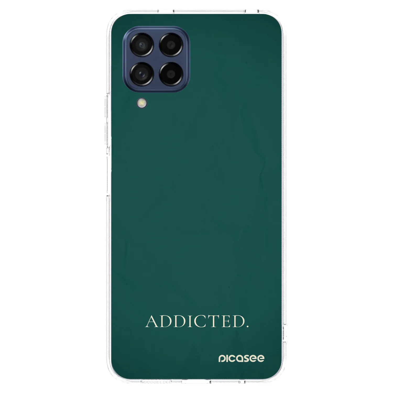 Picasee silikonowe przeźroczyste etui na Samsung Galaxy M53 5G - Addicted