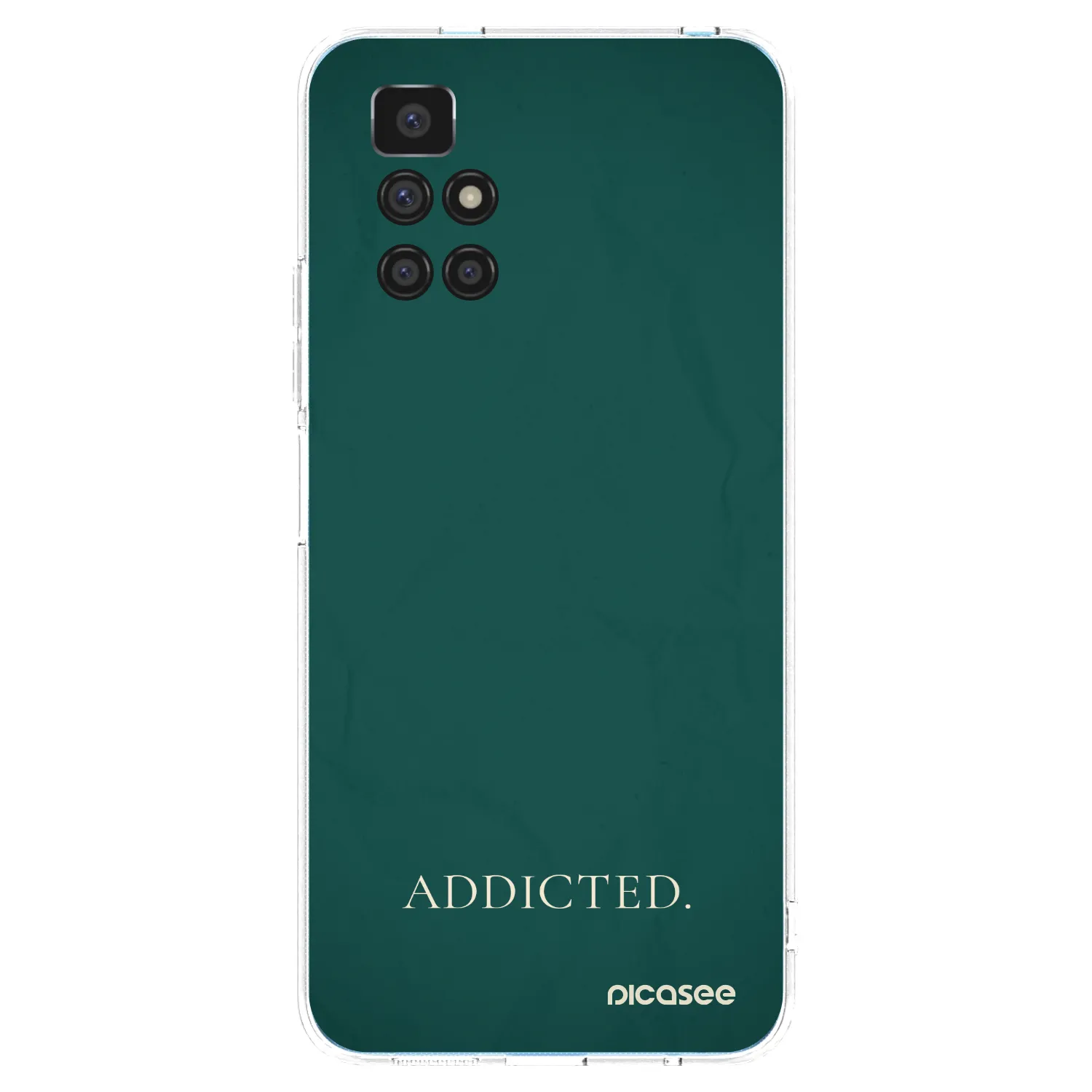 Picasee silikonowe przeźroczyste etui na Xiaomi Redmi 10 (2022) - Addicted