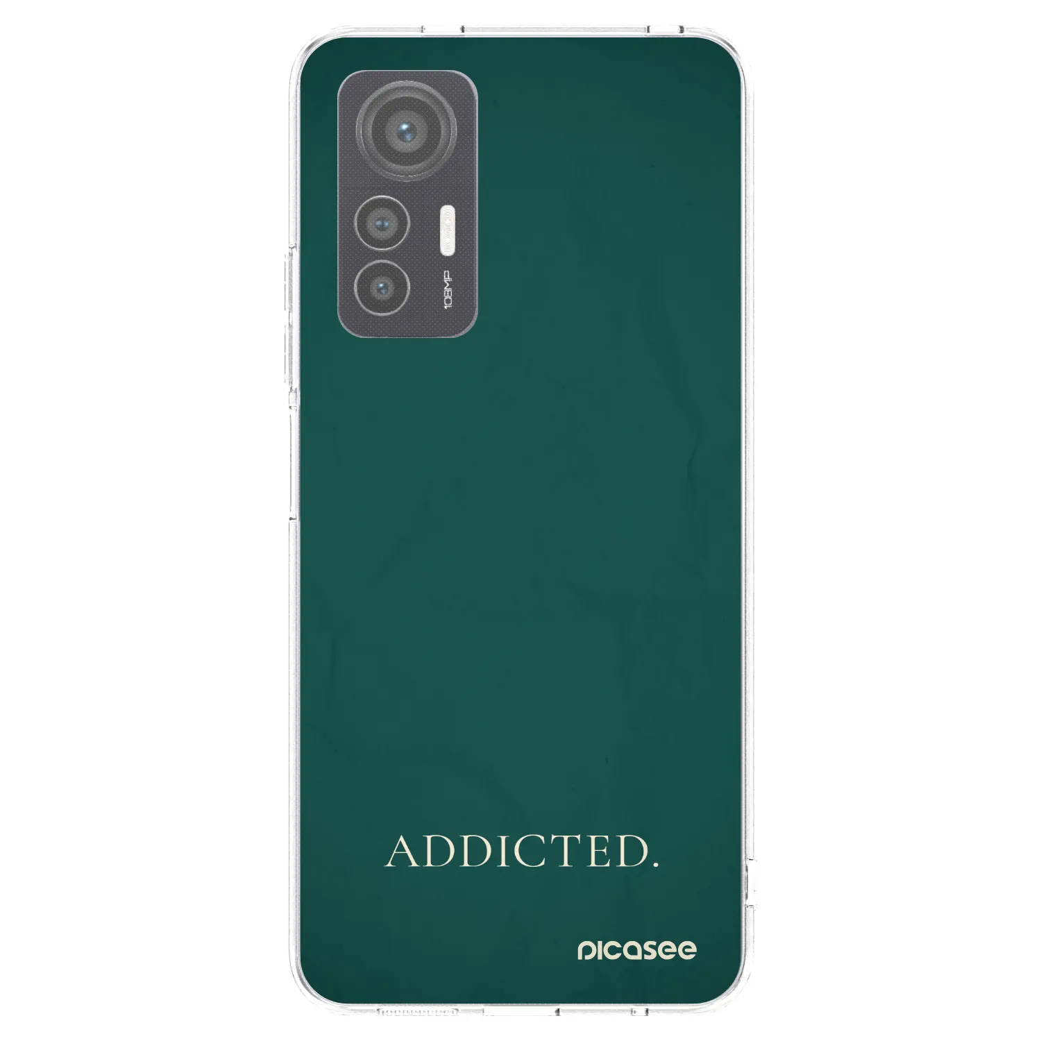 Picasee silikonowe przeźroczyste etui na Xiaomi 12 Lite - Addicted