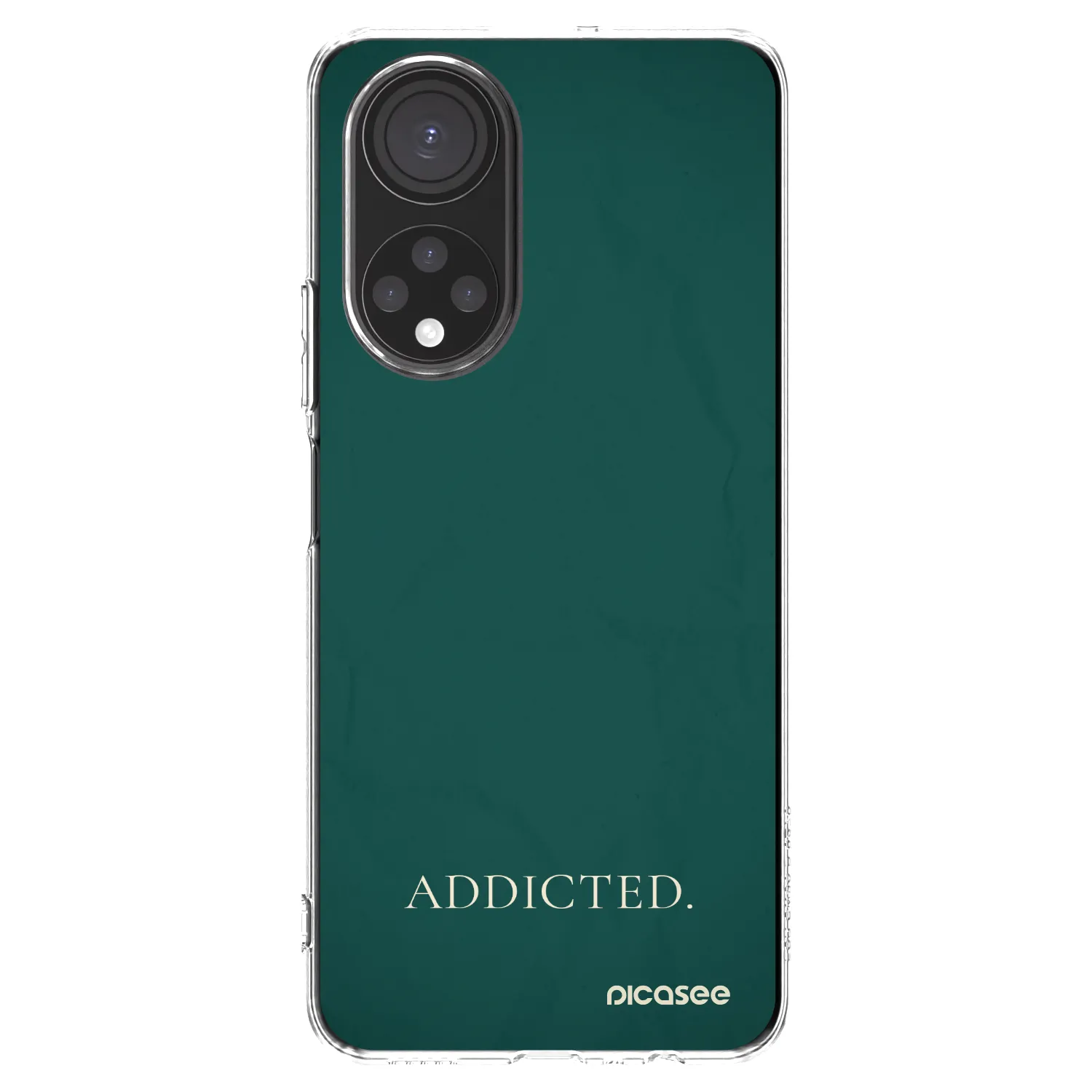 Picasee silikonowe przeźroczyste etui na Honor X7 - Addicted