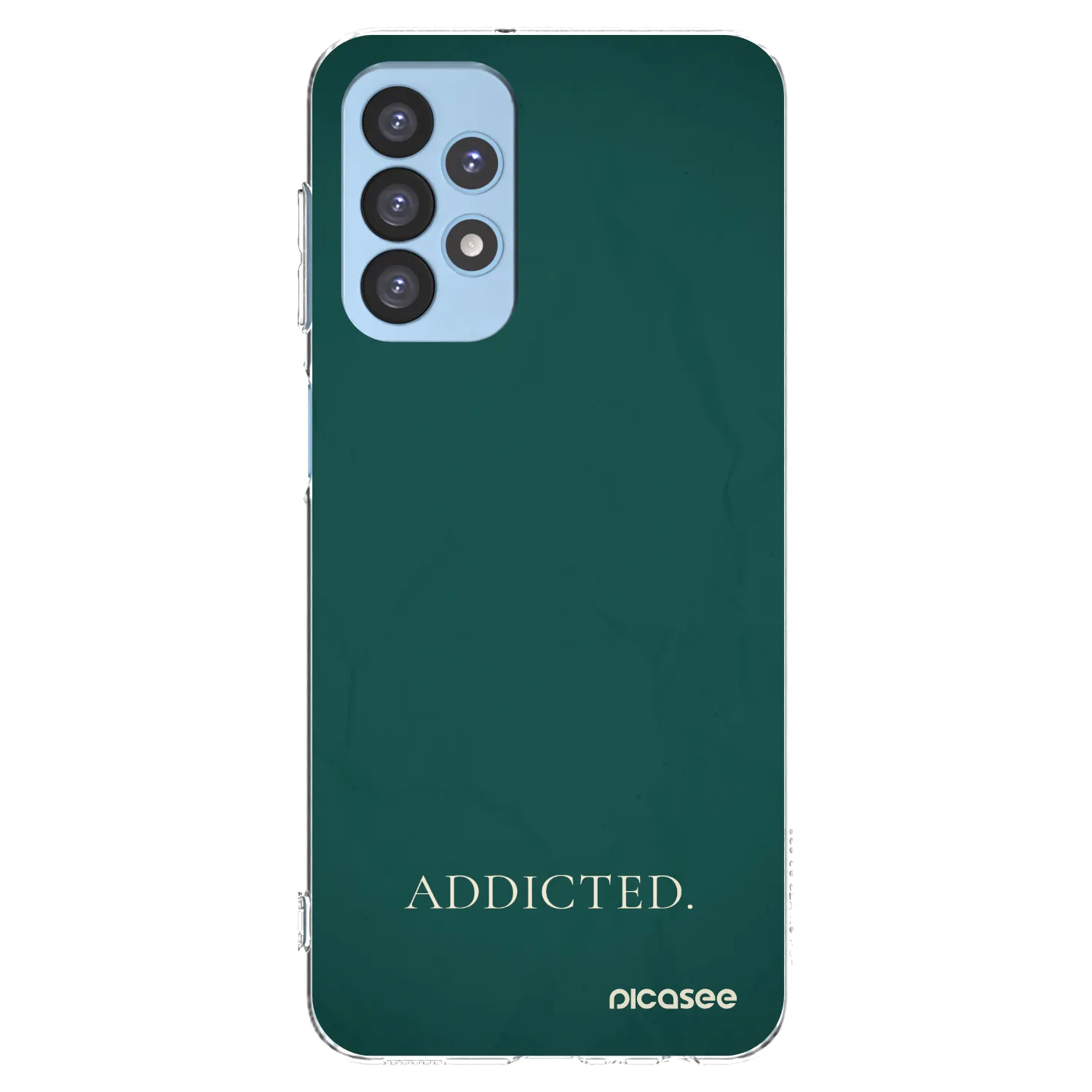 Picasee silikonowe przeźroczyste etui na Samsung Galaxy A23 A235F 4G - Addicted