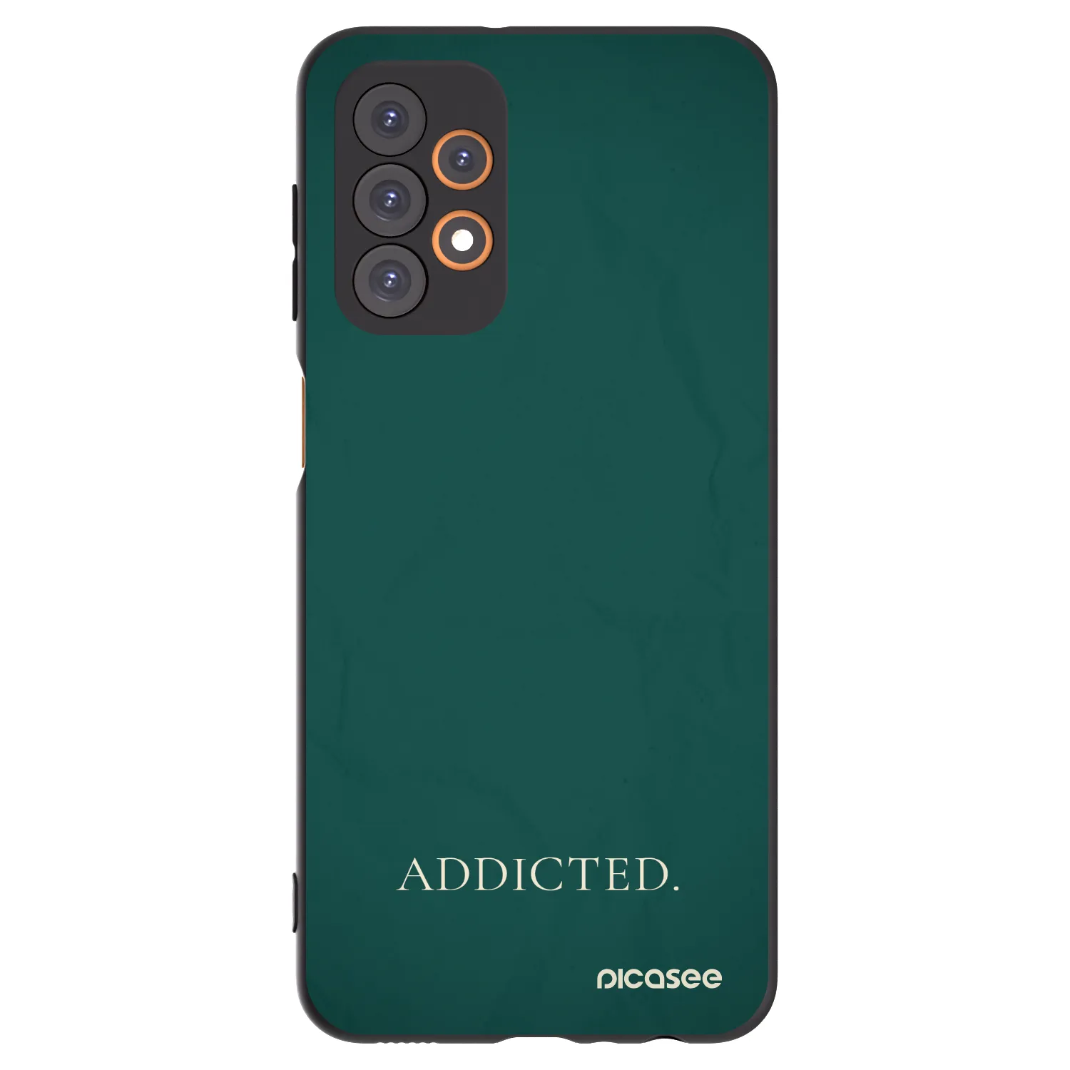 Picasee silikonowe czarne etui na Samsung Galaxy A23 A236B 5G - Addicted