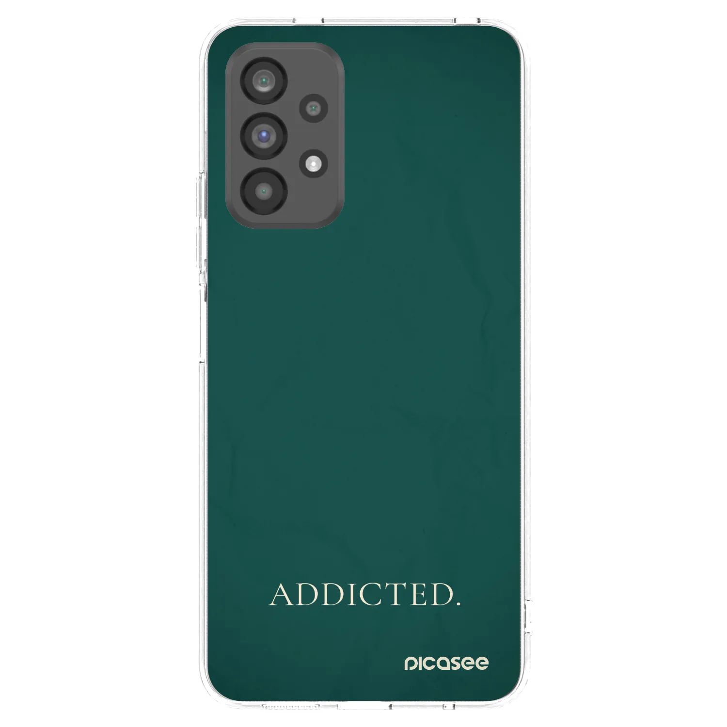 Picasee silikonowe przeźroczyste etui na Samsung Galaxy A73 5G - Addicted