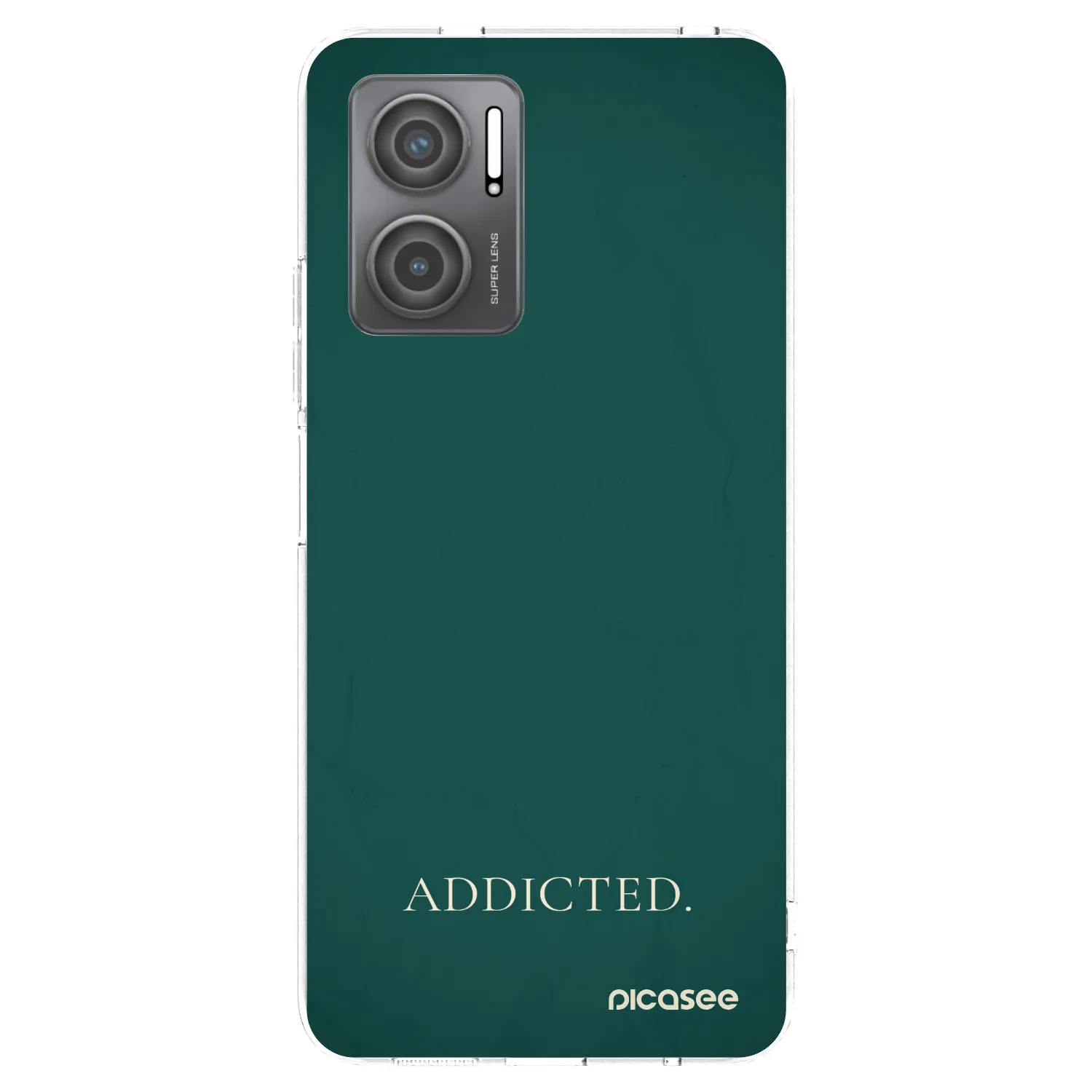 Picasee silikonowe przeźroczyste etui na Xiaomi Redmi 10 5G - Addicted