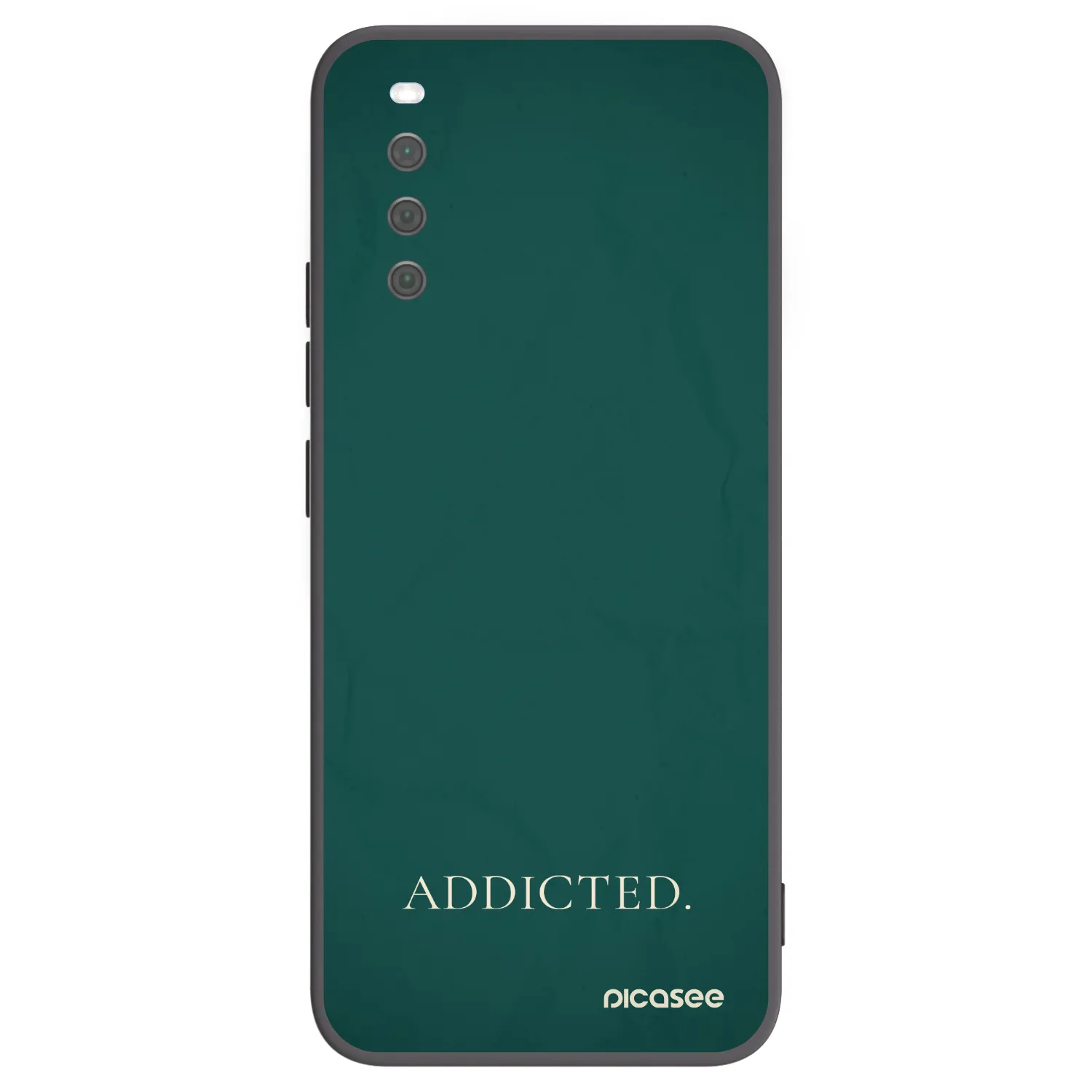 Picasee silikonowe czarne etui na Sony Xperia 10 III - Addicted