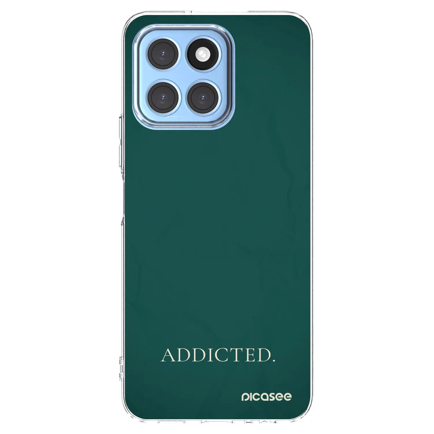 Picasee silikonowe przeźroczyste etui na Honor X8 5G - Addicted