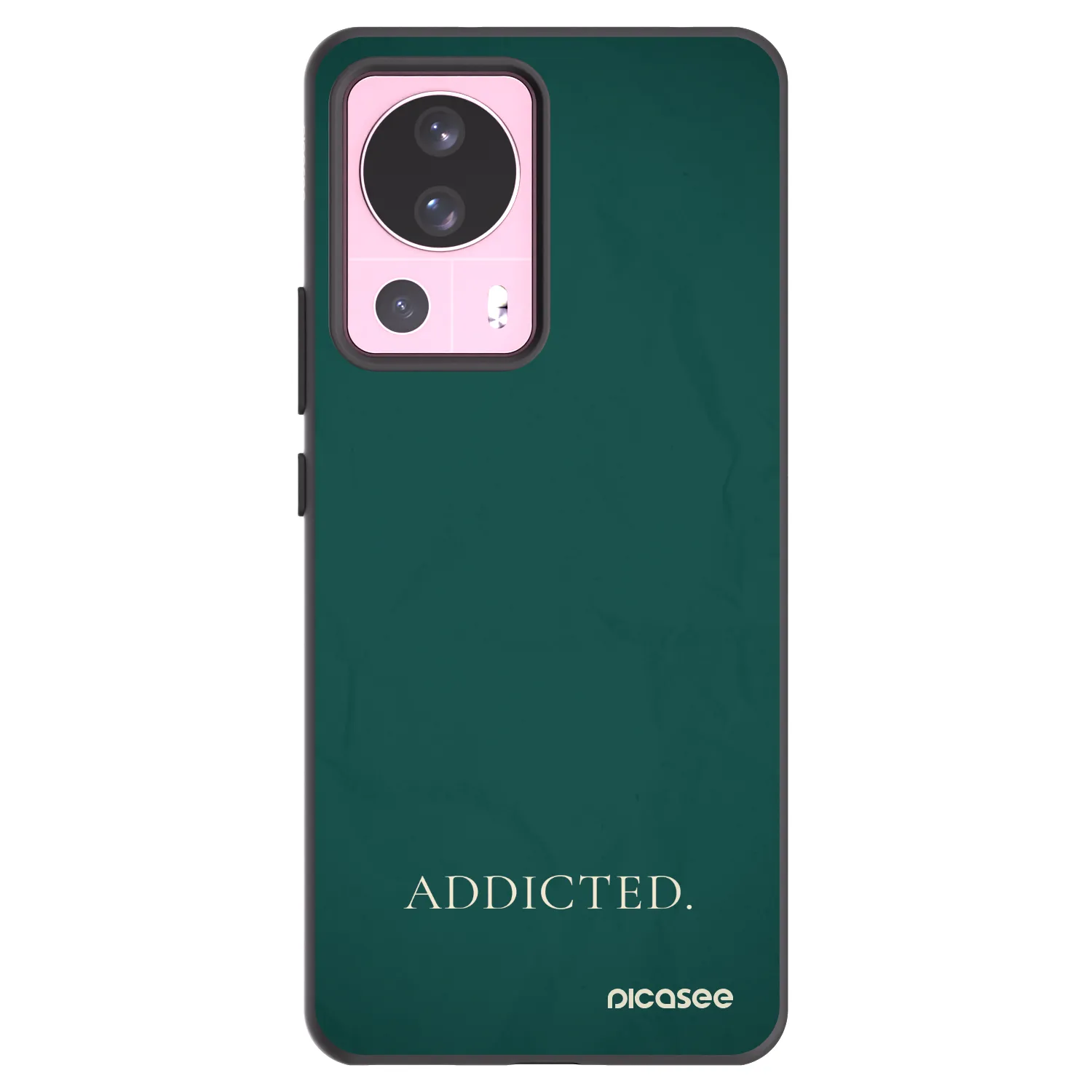 Picasee silikonowe czarne etui na Xiaomi 13 Lite - Addicted