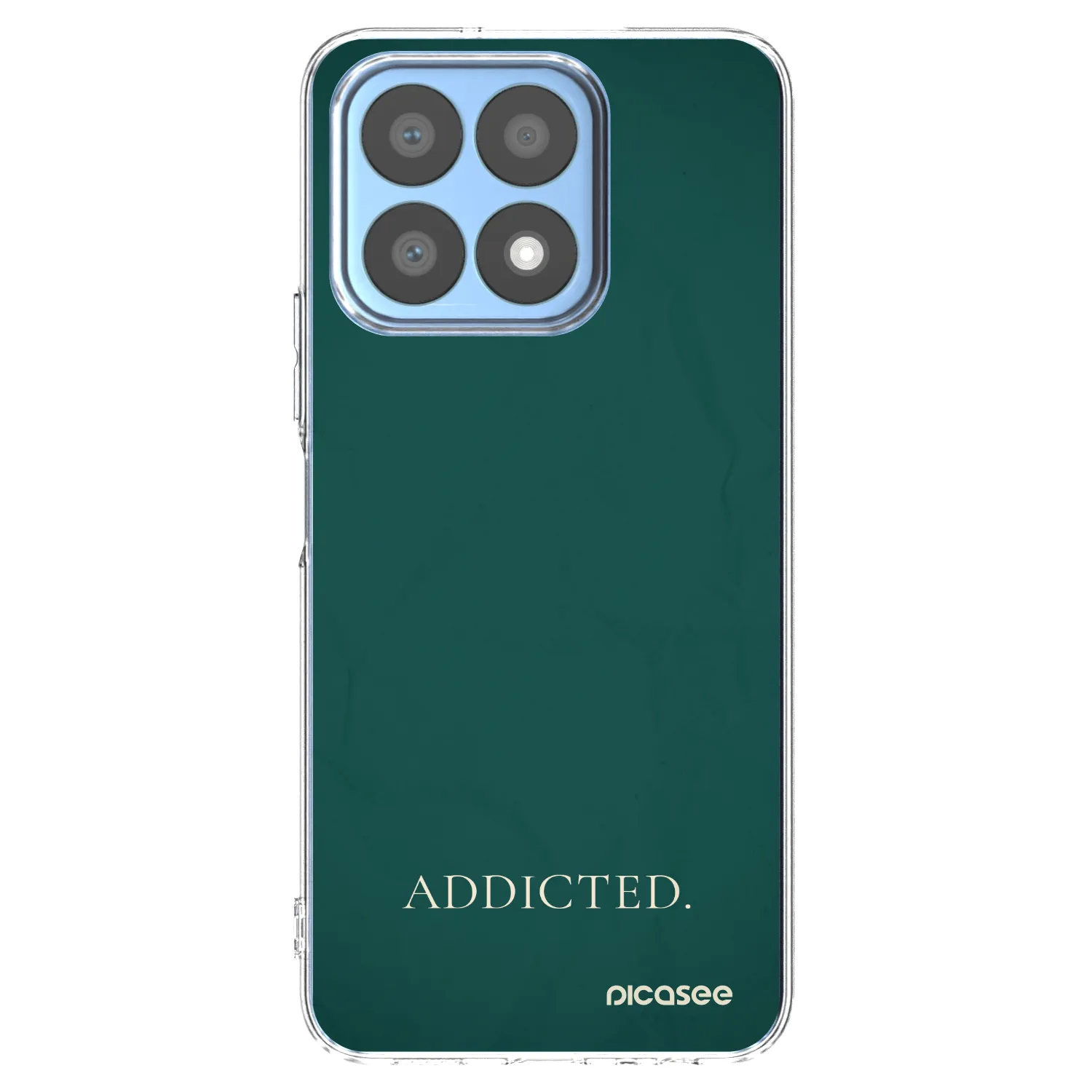 Picasee silikonowe przeźroczyste etui na Honor X8a - Addicted