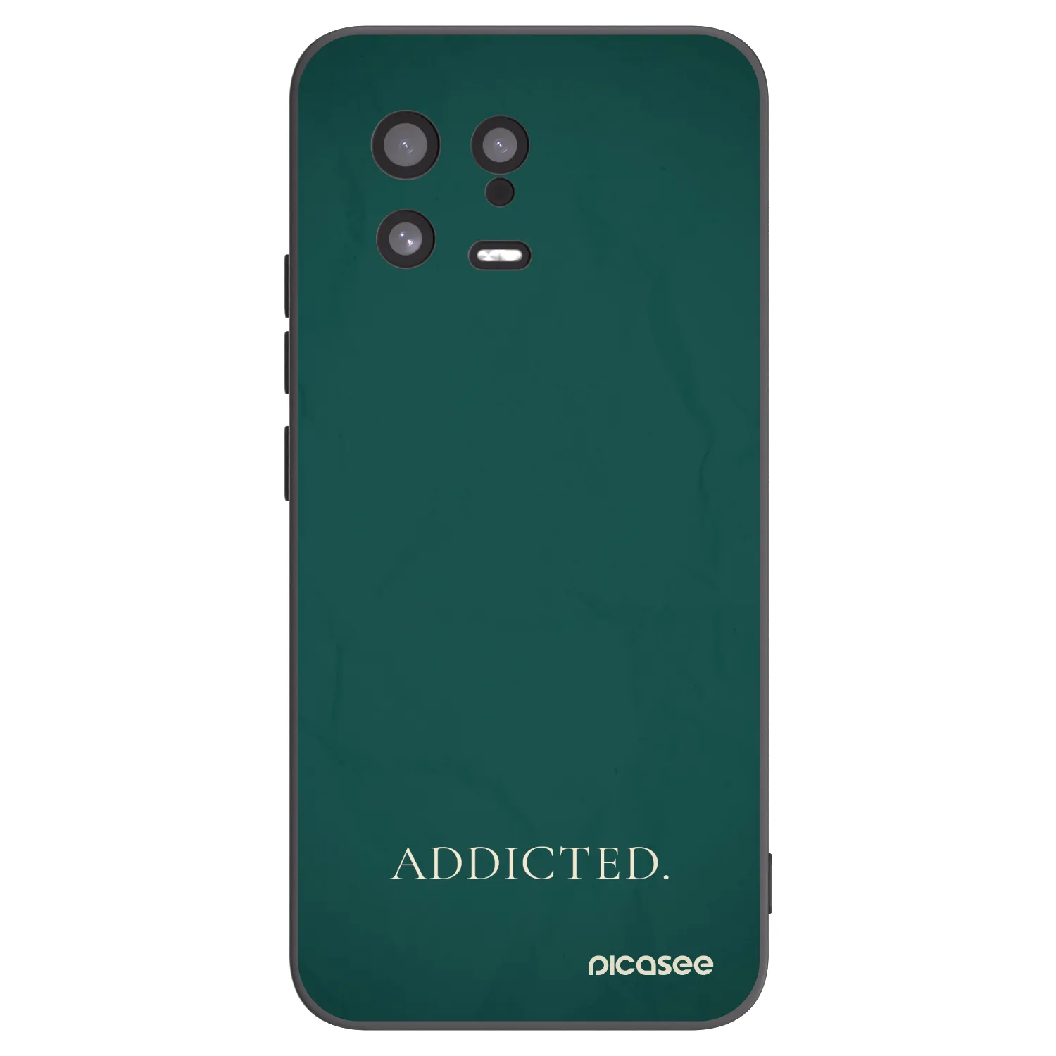 Picasee silikonowe czarne etui na Xiaomi 13 - Addicted