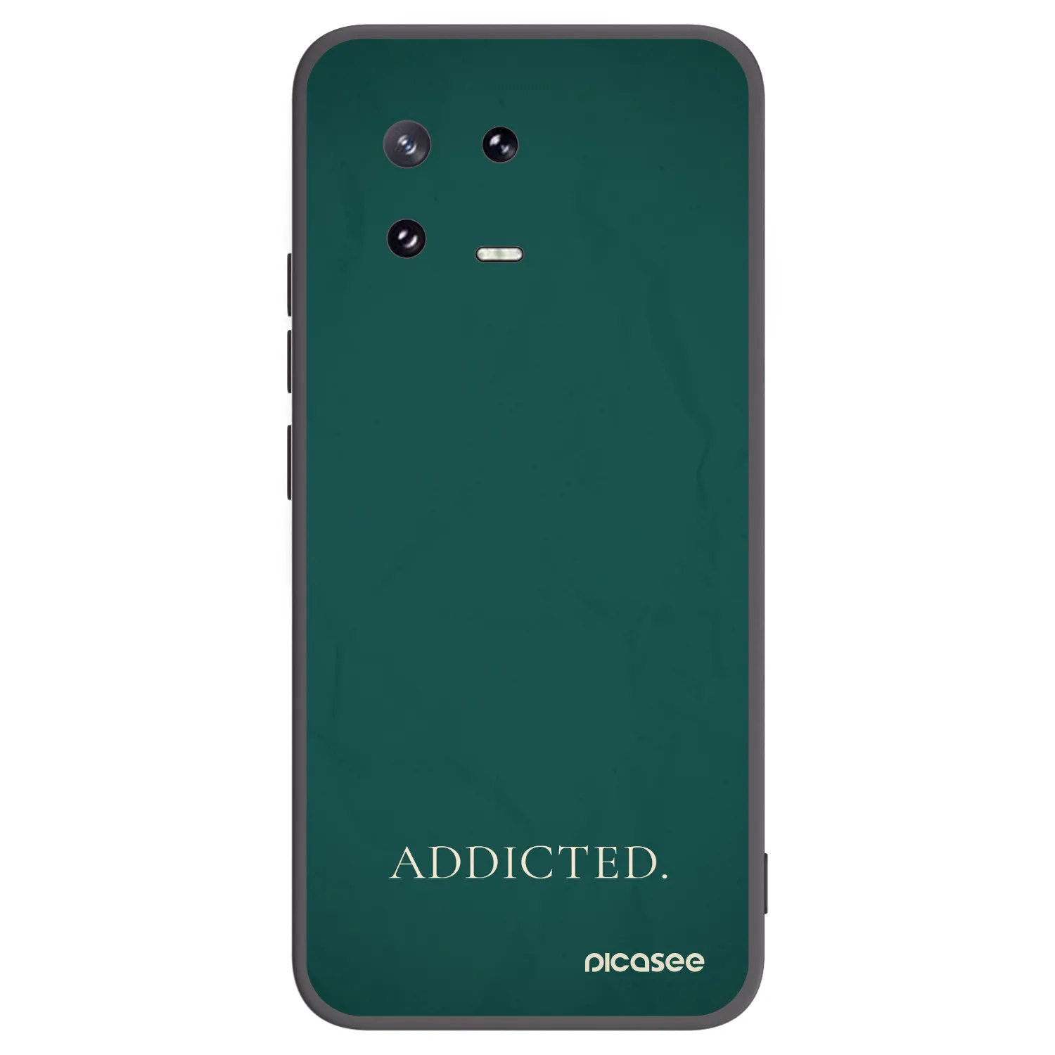 Picasee silikonowe czarne etui na Xiaomi 13 Pro - Addicted