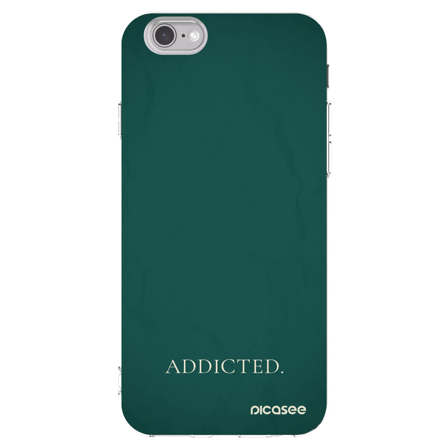 Picasee silikonowe przeźroczyste etui na Apple iPhone 6/6S - Addicted