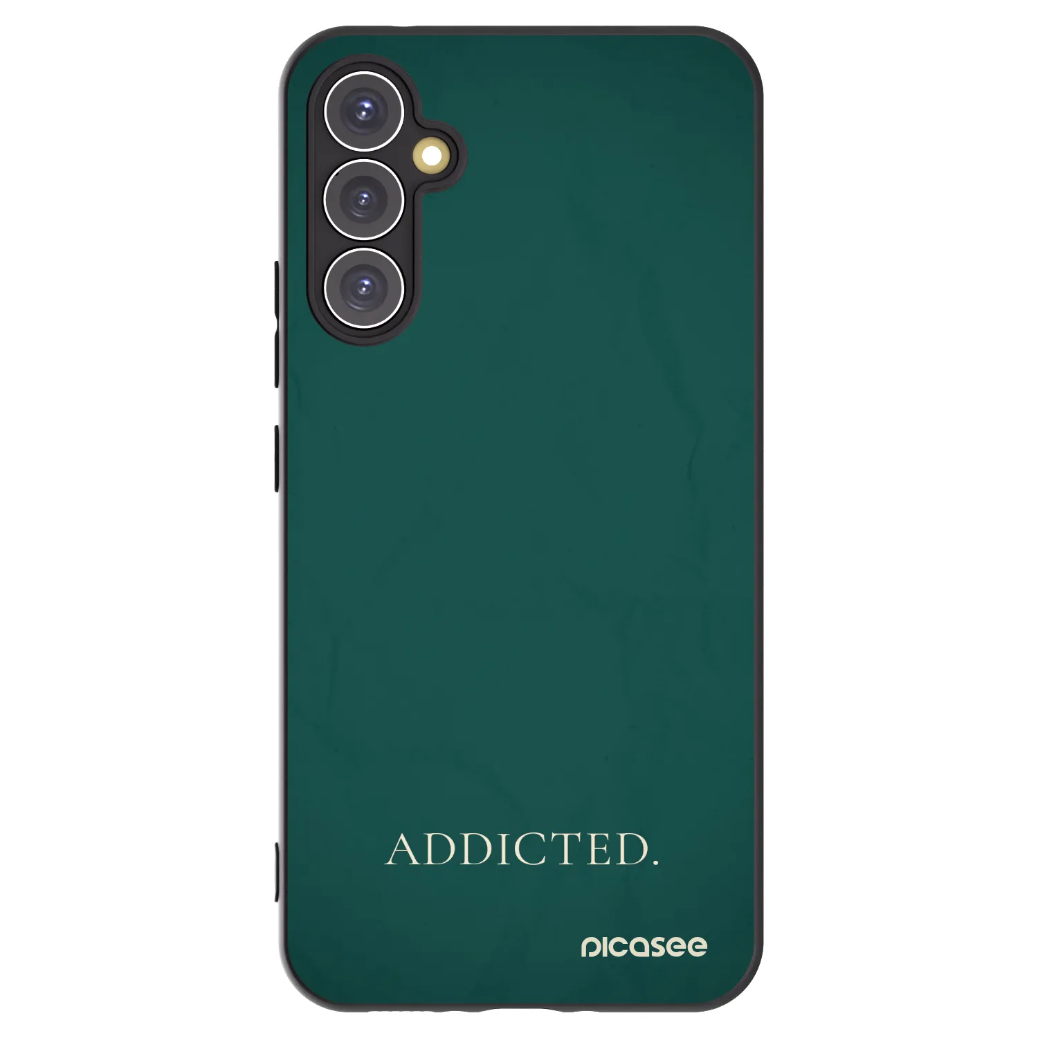 Picasee silikonowe czarne etui na Samsung Galaxy A34 5G A346B - Addicted