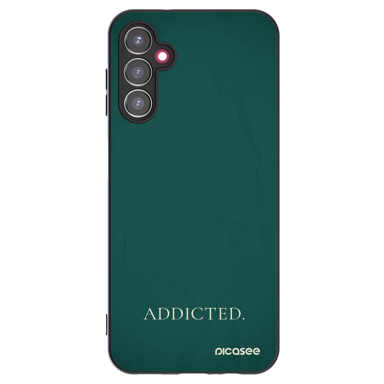 Picasee silikonowe czarne etui na Samsung Galaxy A14 5G A146P - Addicted