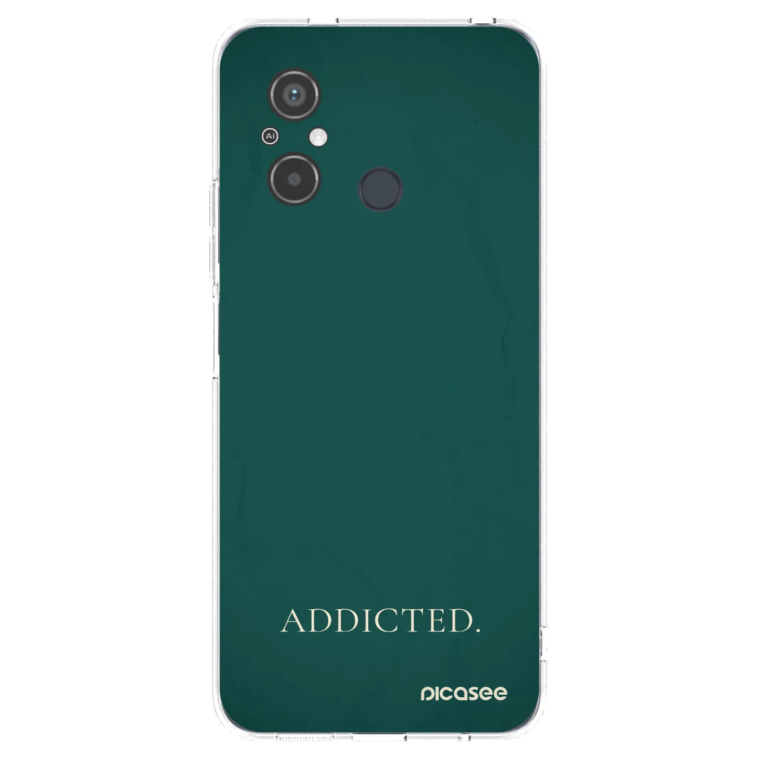 Picasee silikonowe przeźroczyste etui na Xiaomi Redmi 12C - Addicted