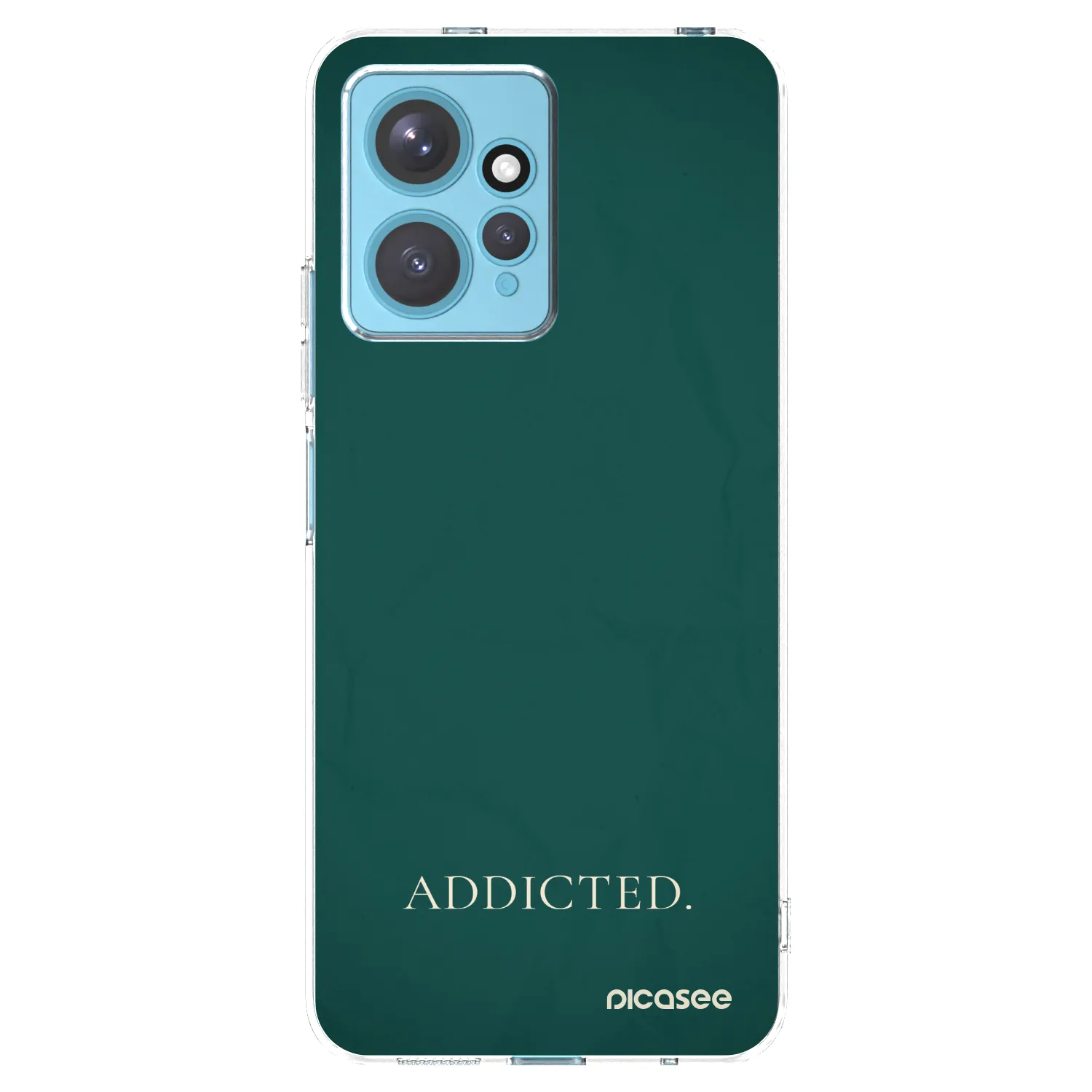 Picasee silikonowe przeźroczyste etui na Xiaomi Redmi Note 12 4G - Addicted