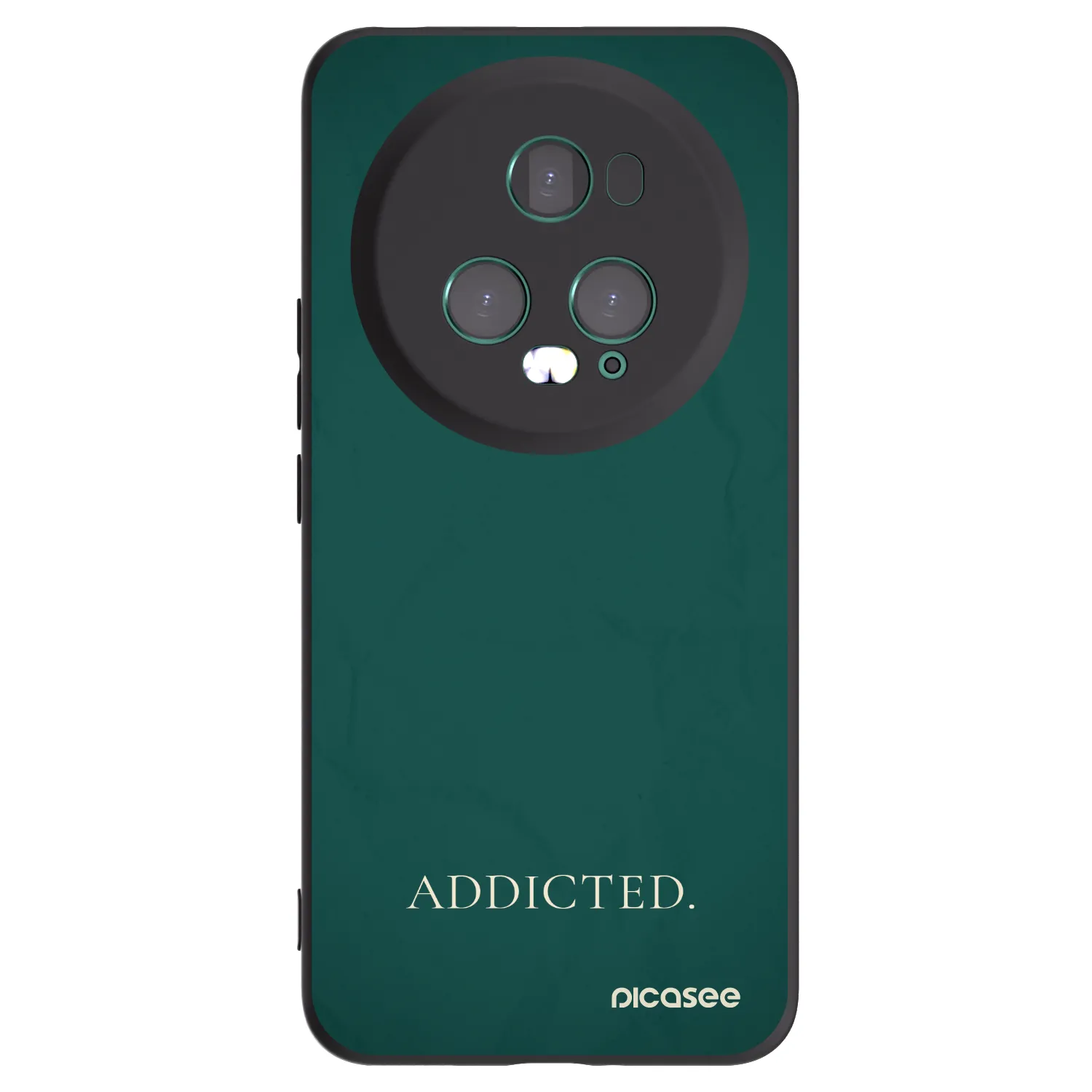Picasee silikonowe czarne etui na Honor Magic5 Pro - Addicted