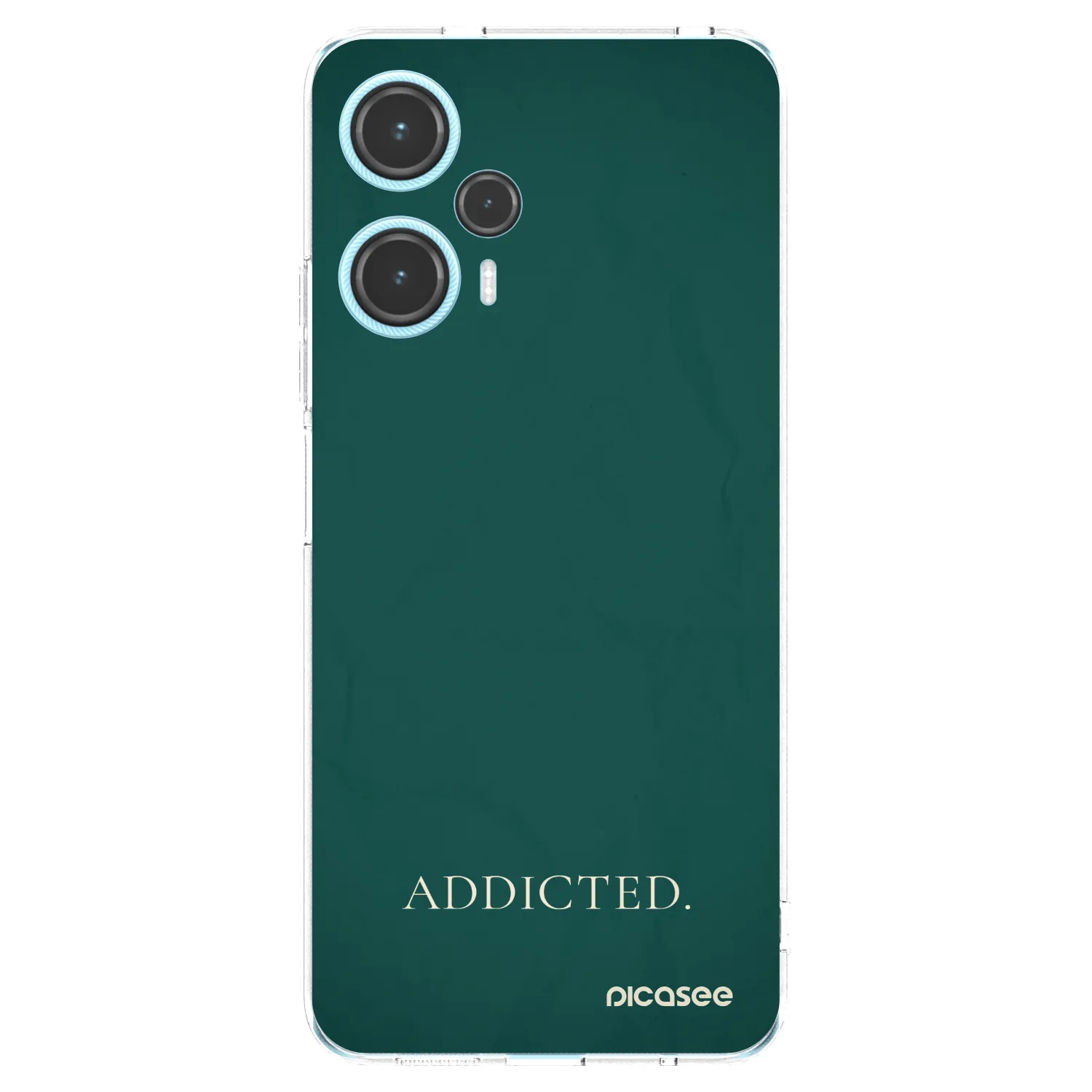 Picasee silikonowe przeźroczyste etui na Xiaomi Poco F5 - Addicted