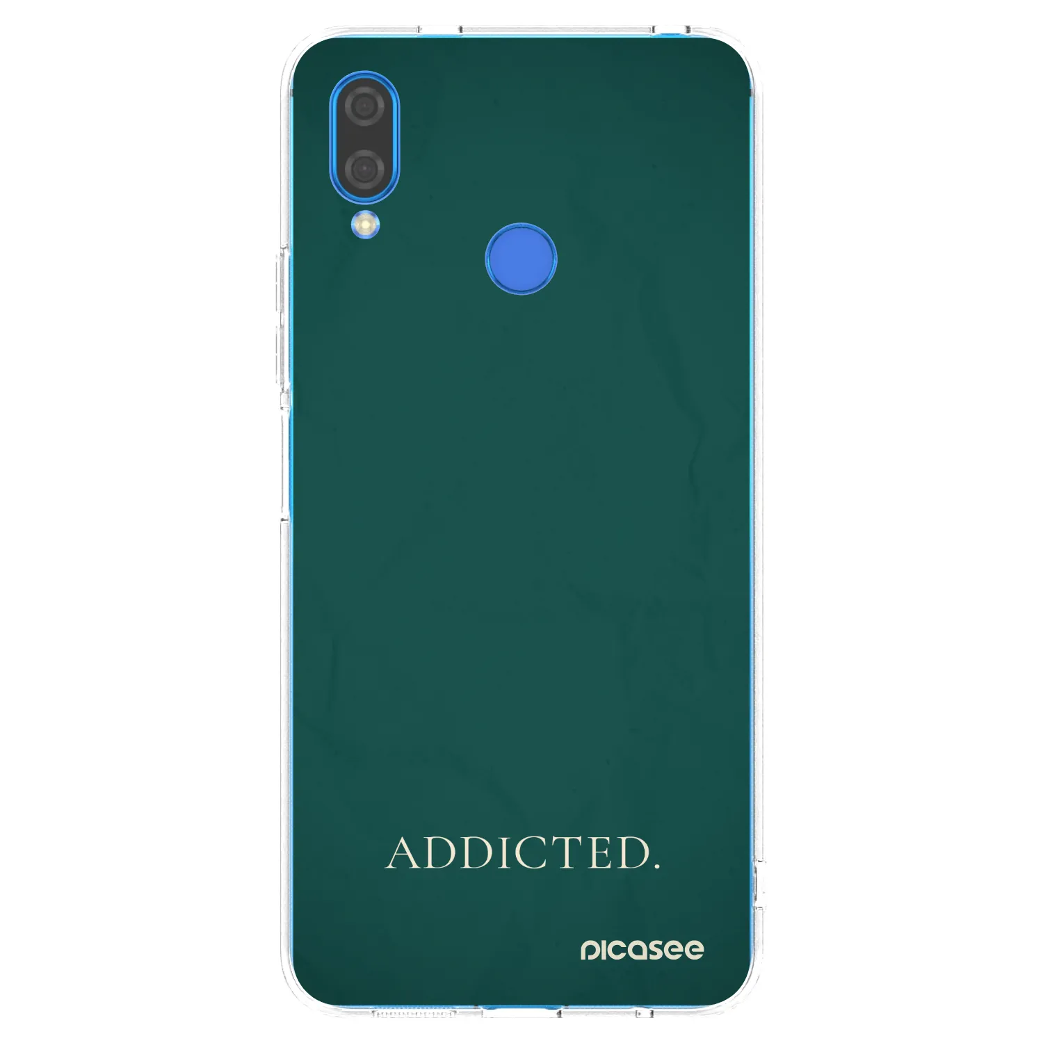 Picasee silikonowe przeźroczyste etui na Huawei Nova 3 - Addicted