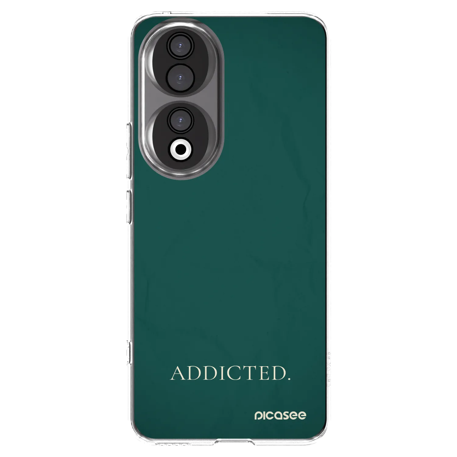 Picasee silikonowe przeźroczyste etui na Honor 90 5G - Addicted
