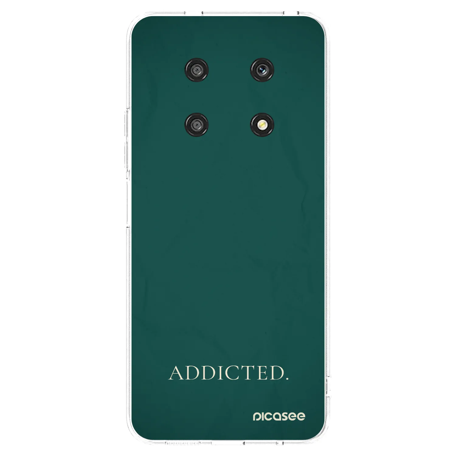 Picasee silikonowe przeźroczyste etui na Honor Magic4 Lite 5G - Addicted