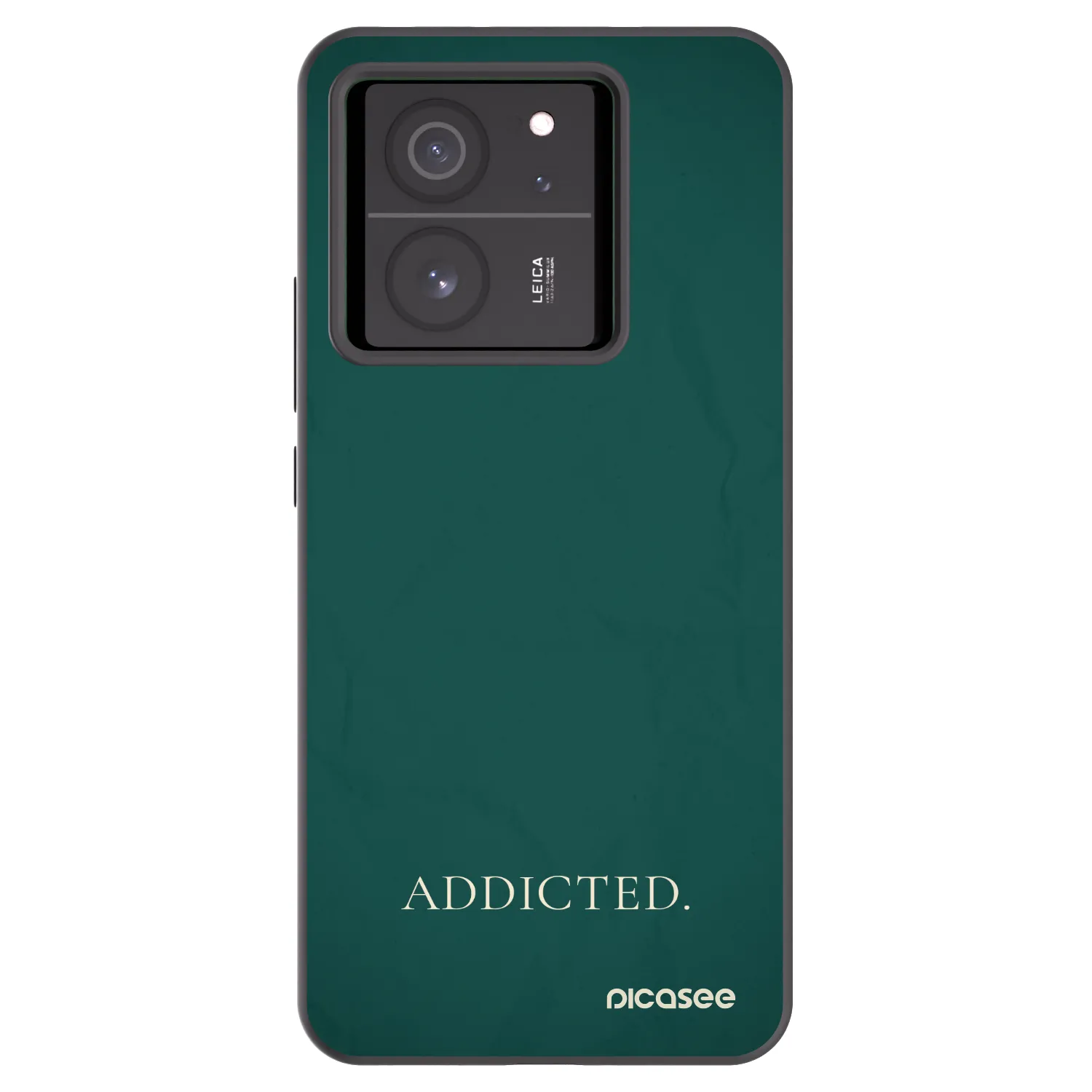 Picasee silikonowe czarne etui na Xiaomi 13T Pro - Addicted