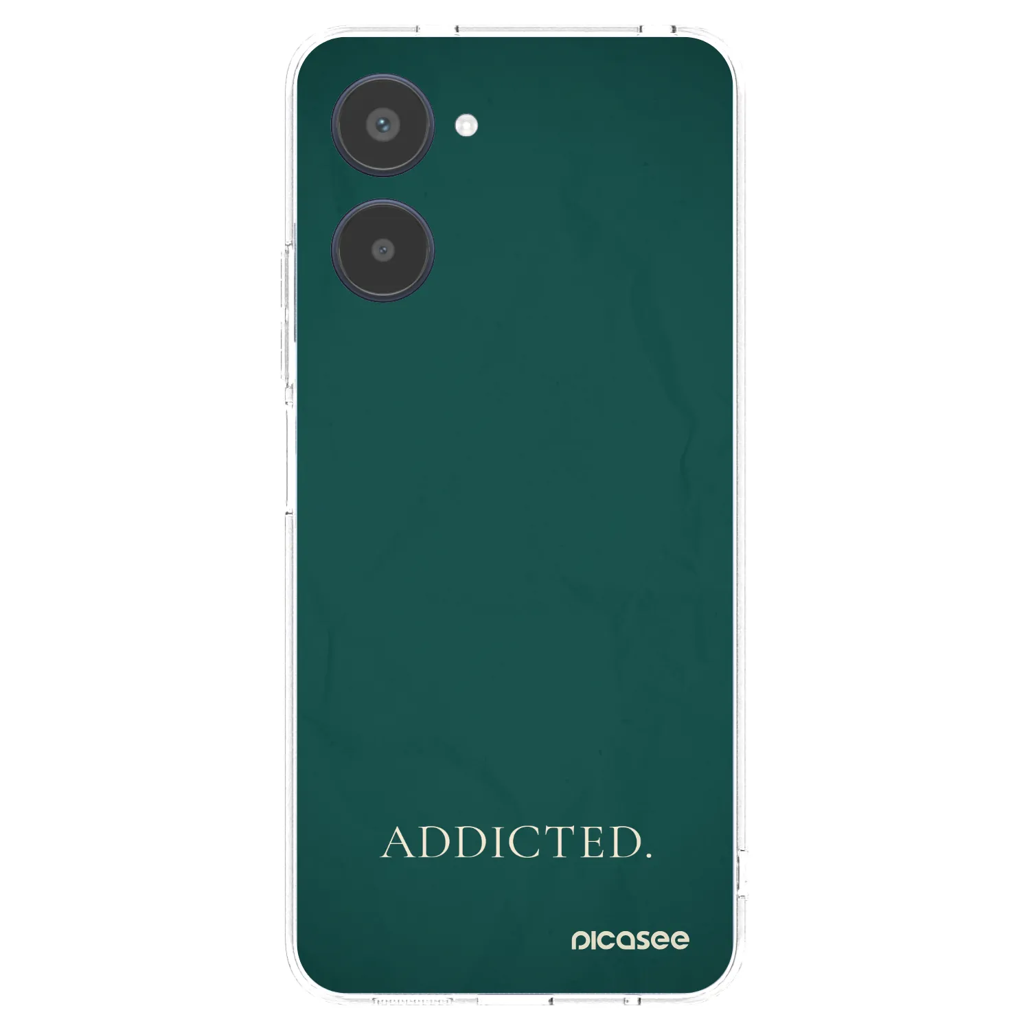 Picasee silikonowe przeźroczyste etui na Realme 10 4G - Addicted