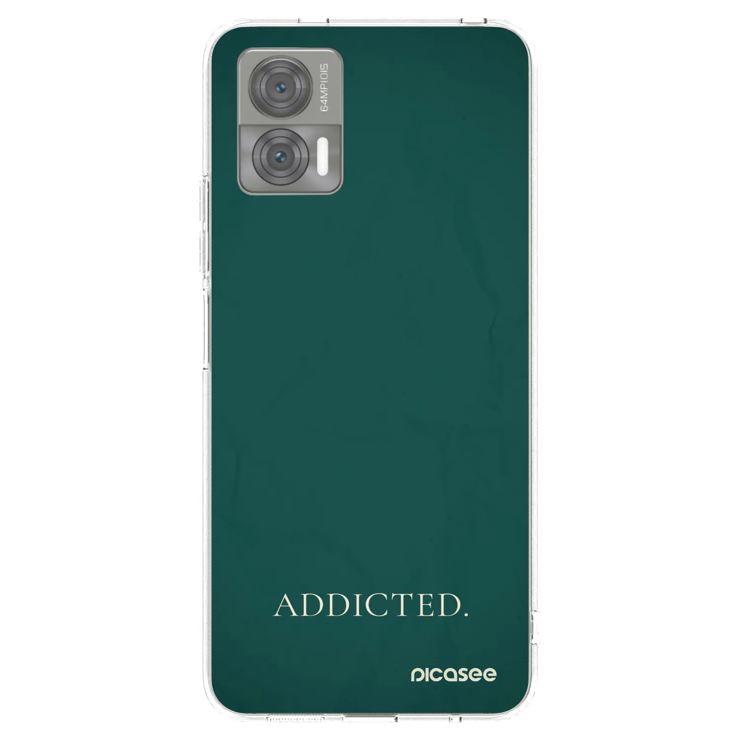 Picasee silikonowe przeźroczyste etui na Motorola Edge 30 Neo - Addicted