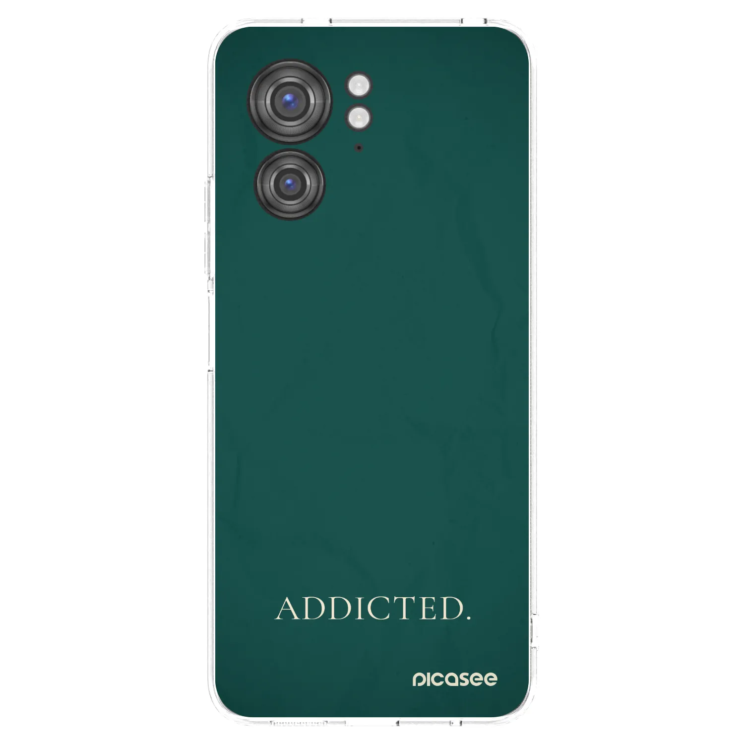 Picasee silikonowe przeźroczyste etui na Motorola Edge 40 - Addicted
