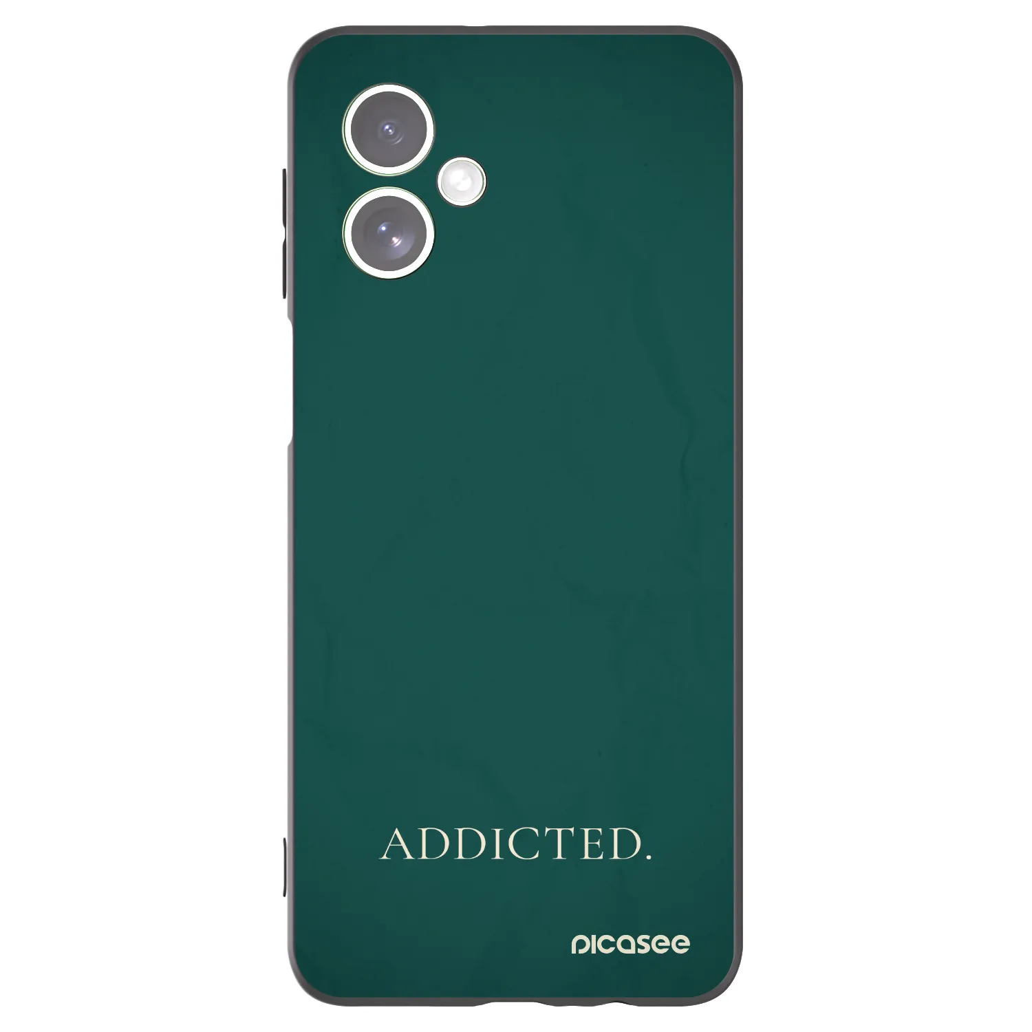 Picasee silikonowe czarne etui na Motorola Moto G54 5G - Addicted