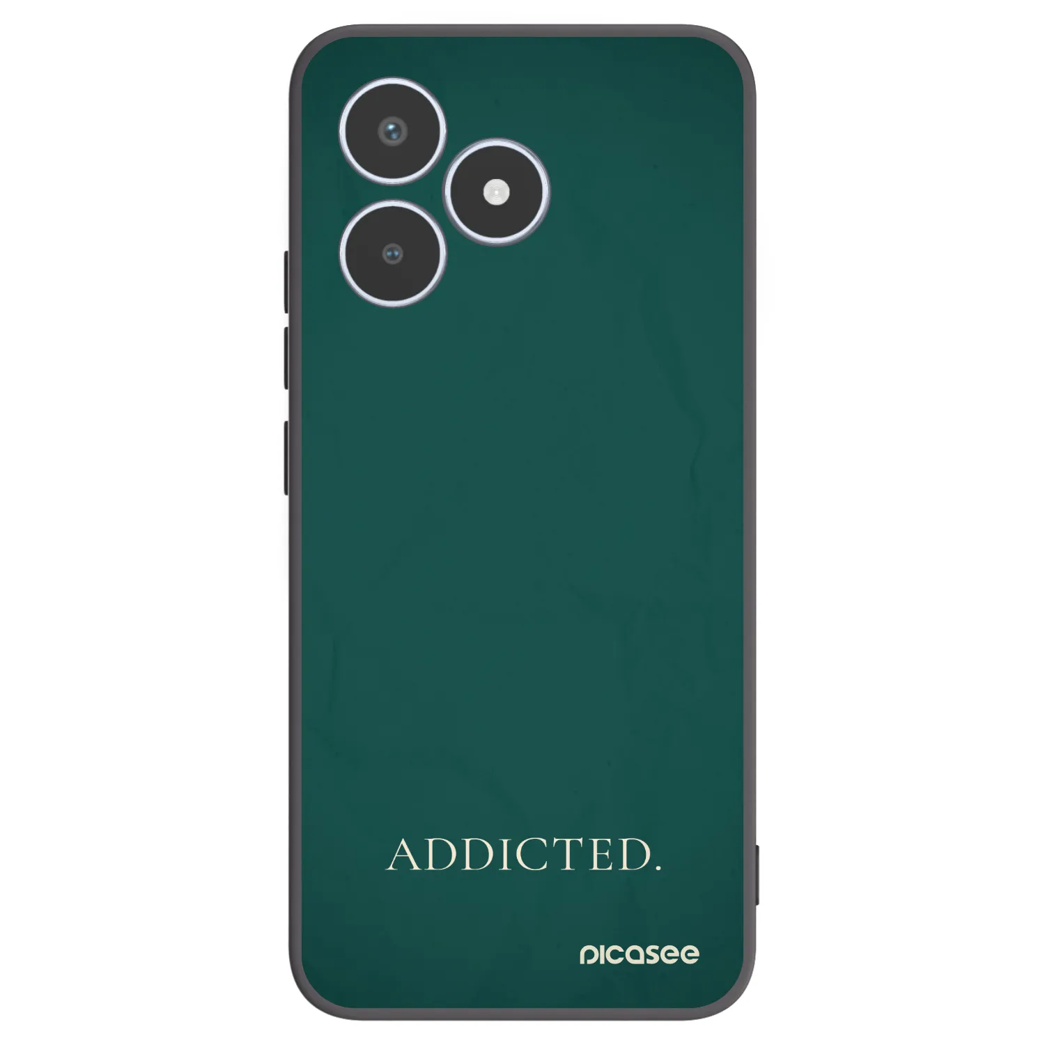 Picasee silikonowe czarne etui na Realme C53 - Addicted