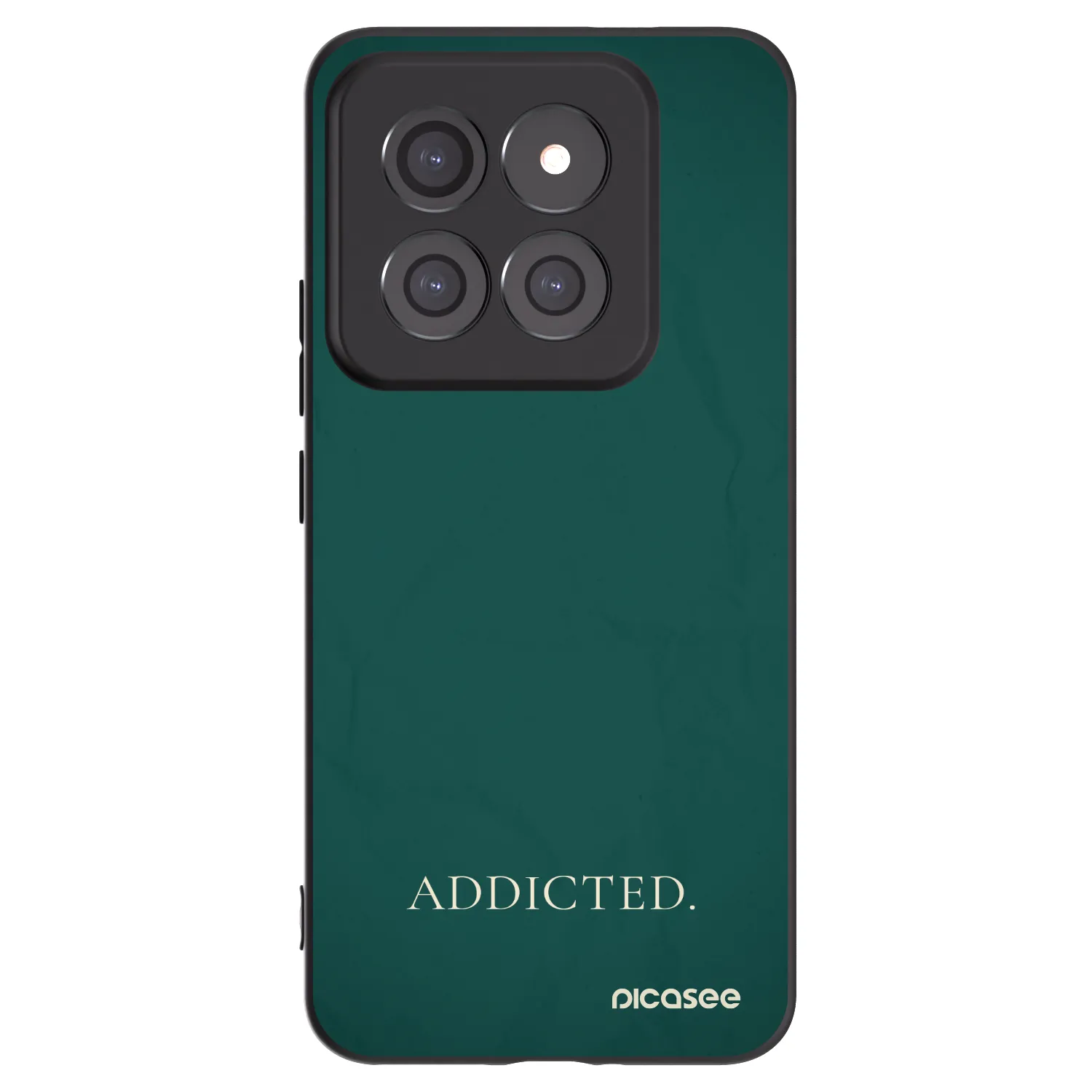 Picasee silikonowe czarne etui na Xiaomi 14 Pro - Addicted