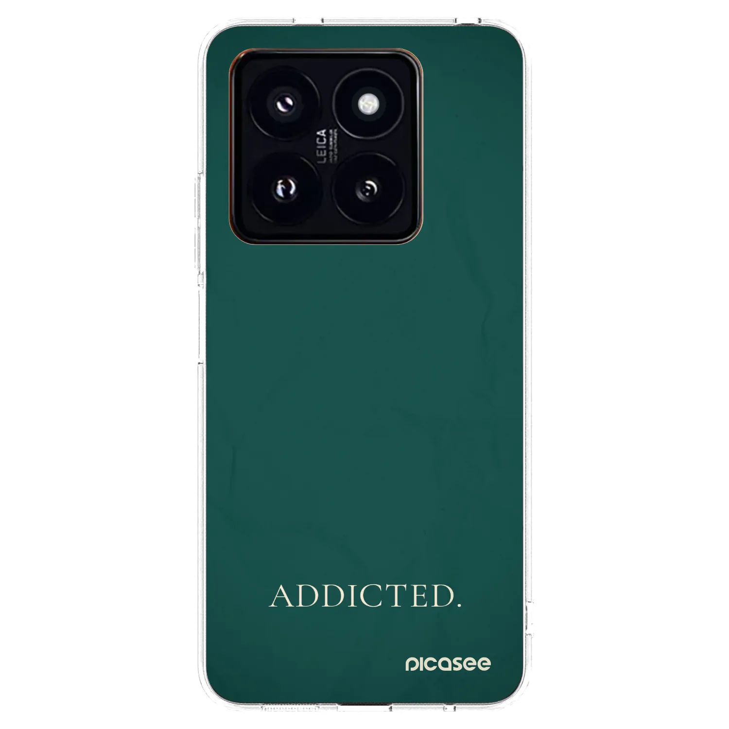 Picasee silikonowe przeźroczyste etui na Xiaomi 14 Pro - Addicted