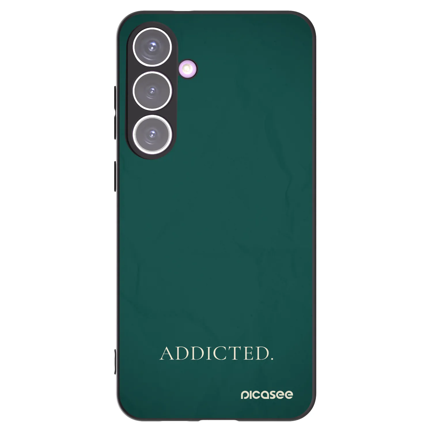 Picasee silikonowe czarne etui na Samsung Galaxy S24+ S926B 5G - Addicted