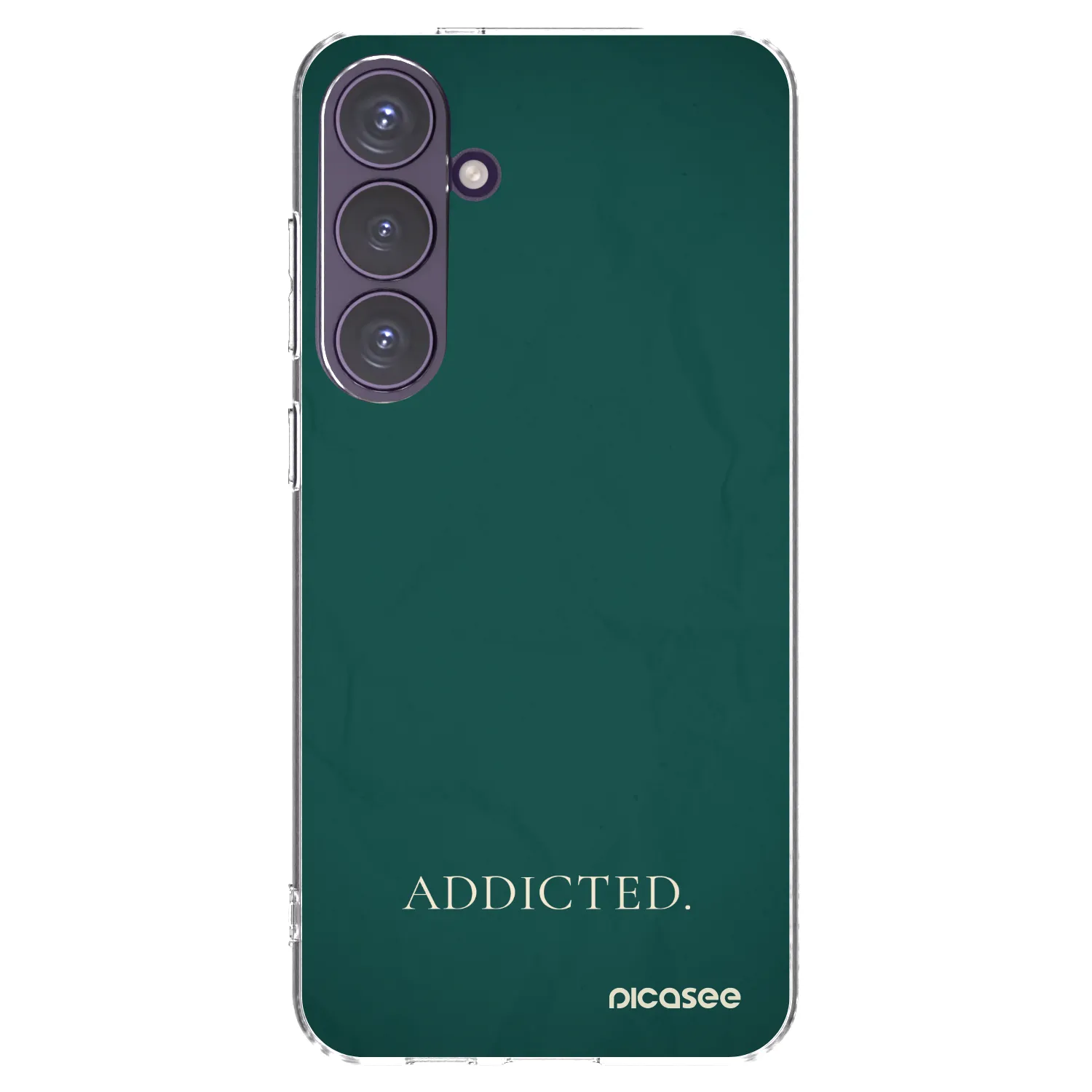Picasee silikonowe przeźroczyste etui na Samsung Galaxy S24+ S926B 5G - Addicted