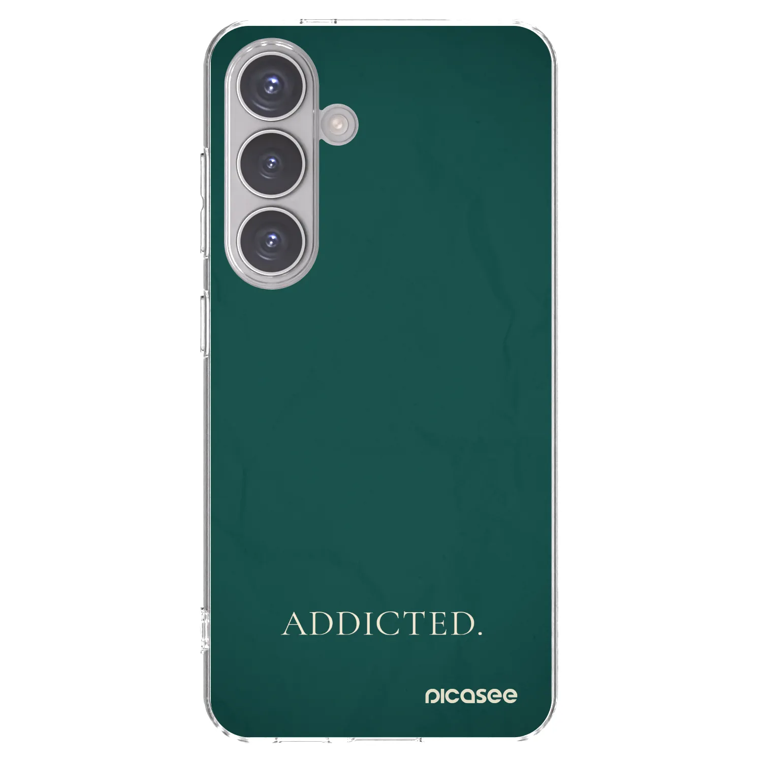 Picasee silikonowe przeźroczyste etui na Samsung Galaxy S24 S921B 5G - Addicted