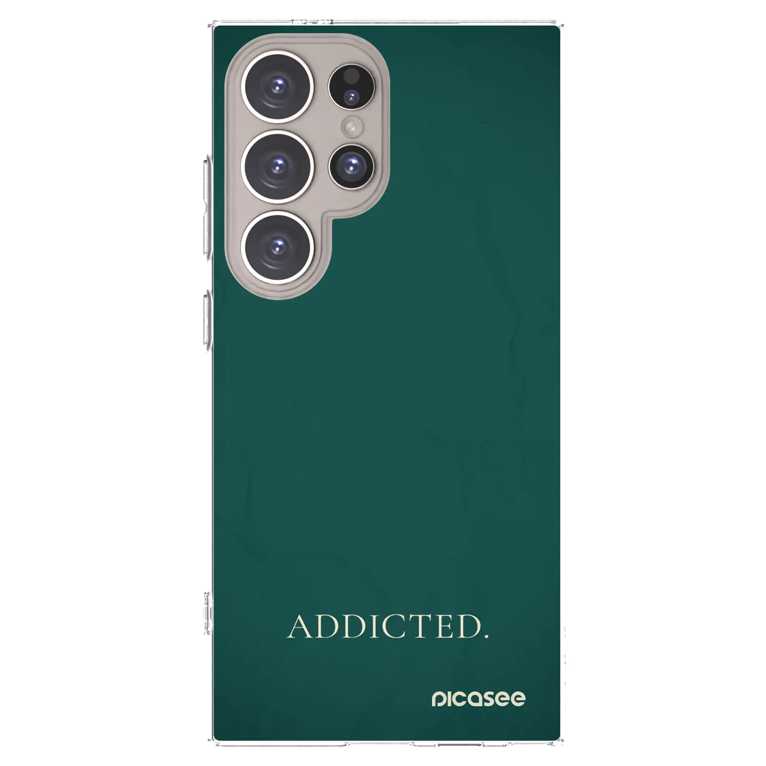 Picasee silikonowe przeźroczyste etui na Samsung Galaxy S24 Ultra S928B 5G - Addicted
