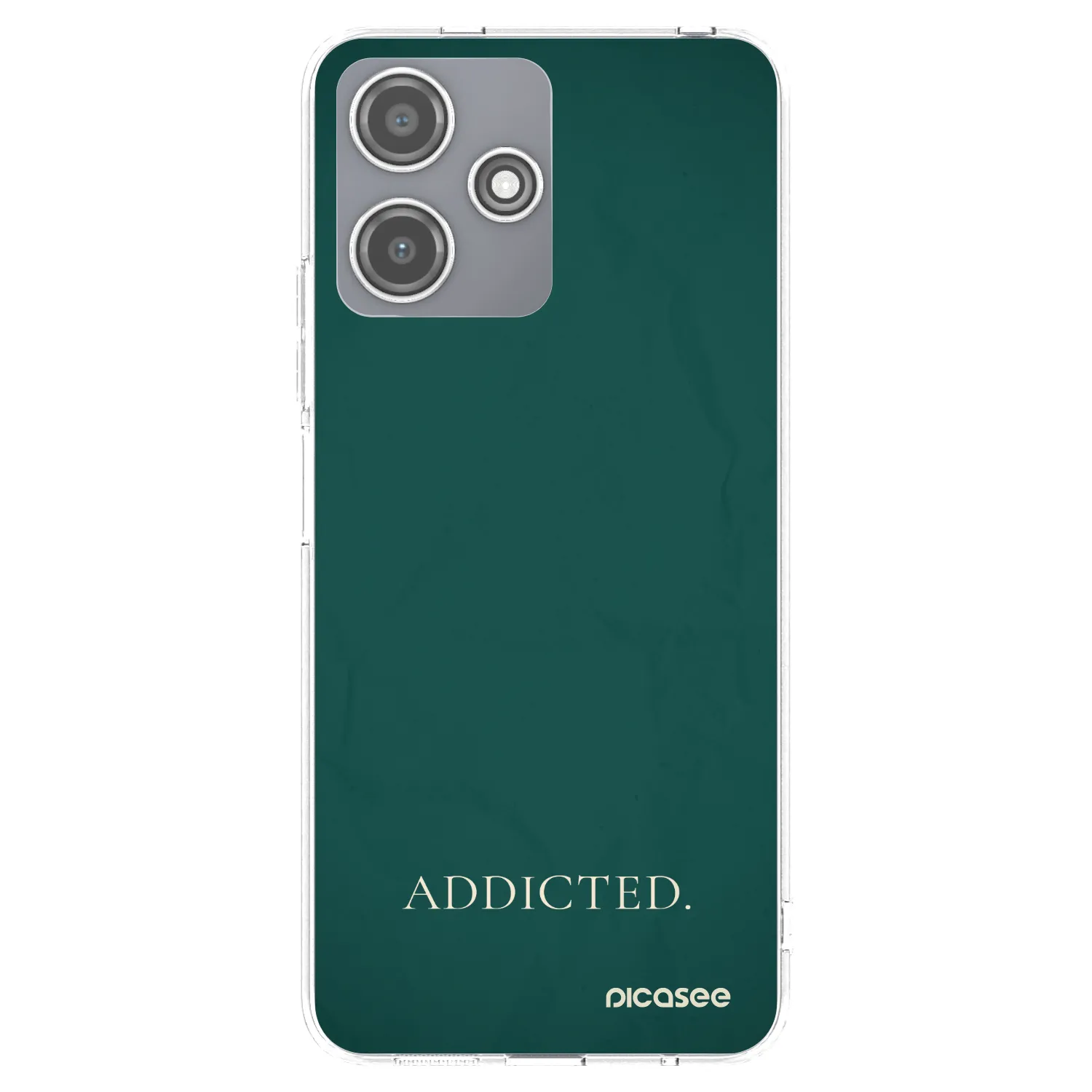 Picasee silikonowe przeźroczyste etui na Xiaomi Redmi 12 5G - Addicted