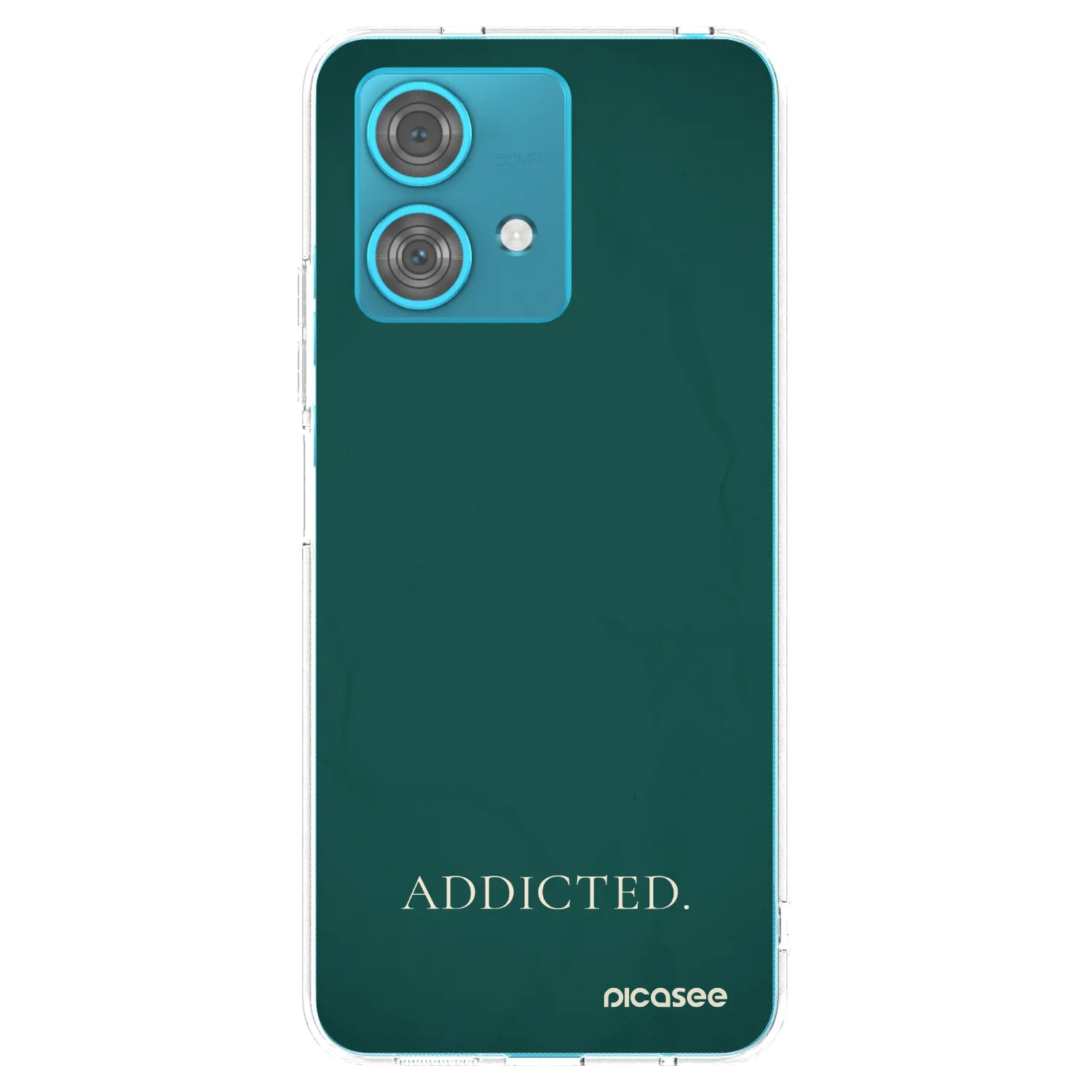 Picasee silikonowe przeźroczyste etui na Motorola Edge 40 Neo - Addicted
