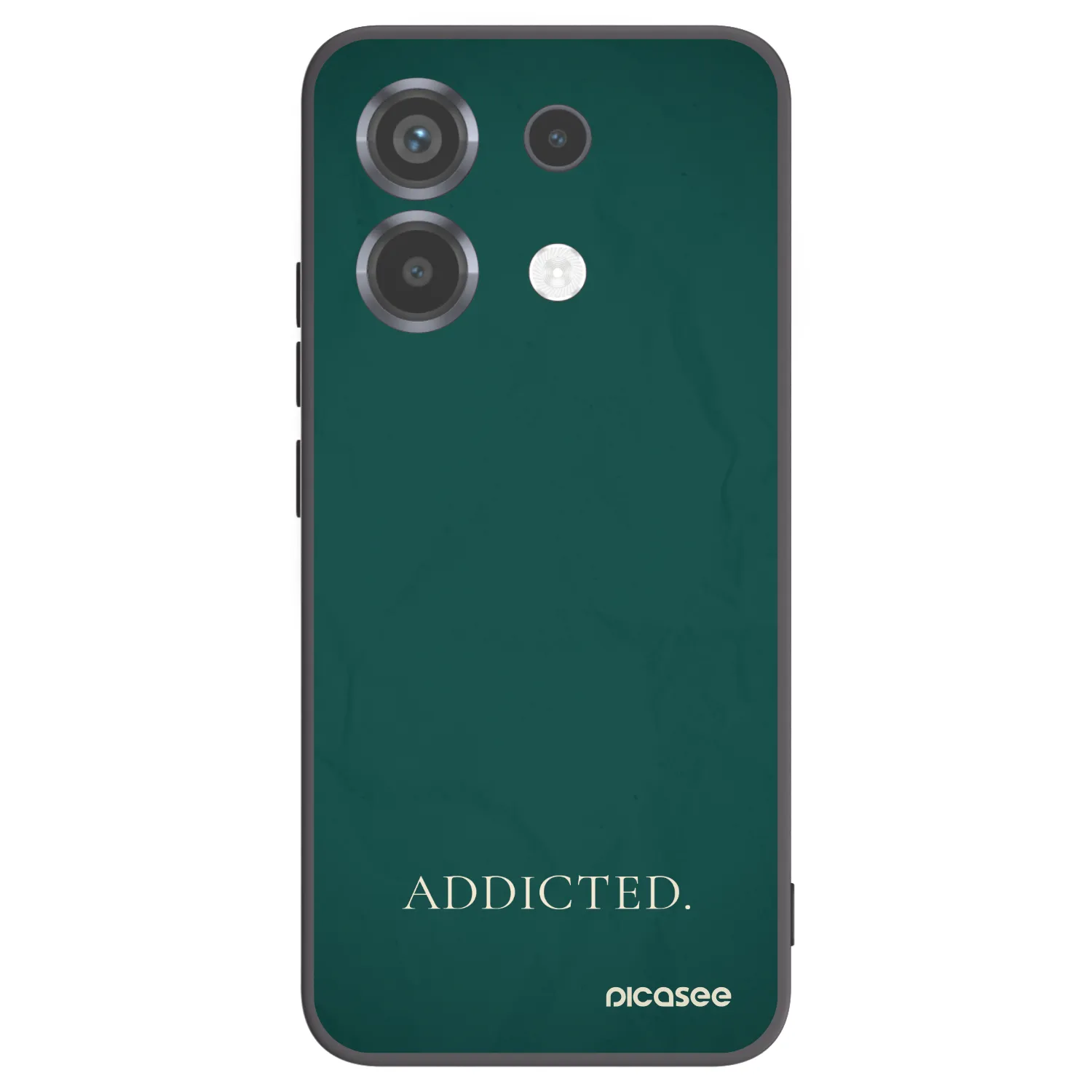 Picasee silikonowe czarne etui na Xiaomi Poco X6 - Addicted