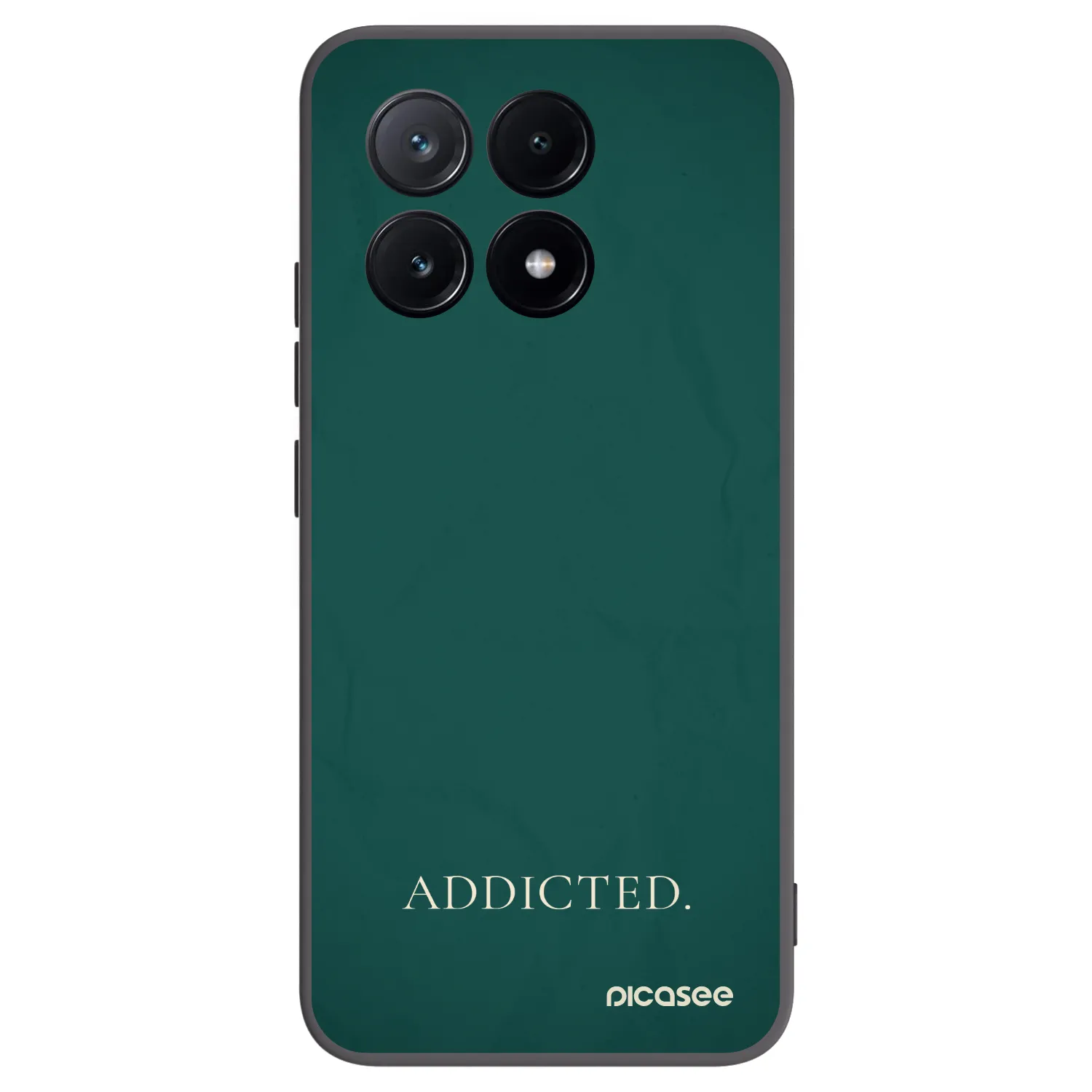 Picasee silikonowe czarne etui na Xiaomi Poco X6 Pro - Addicted