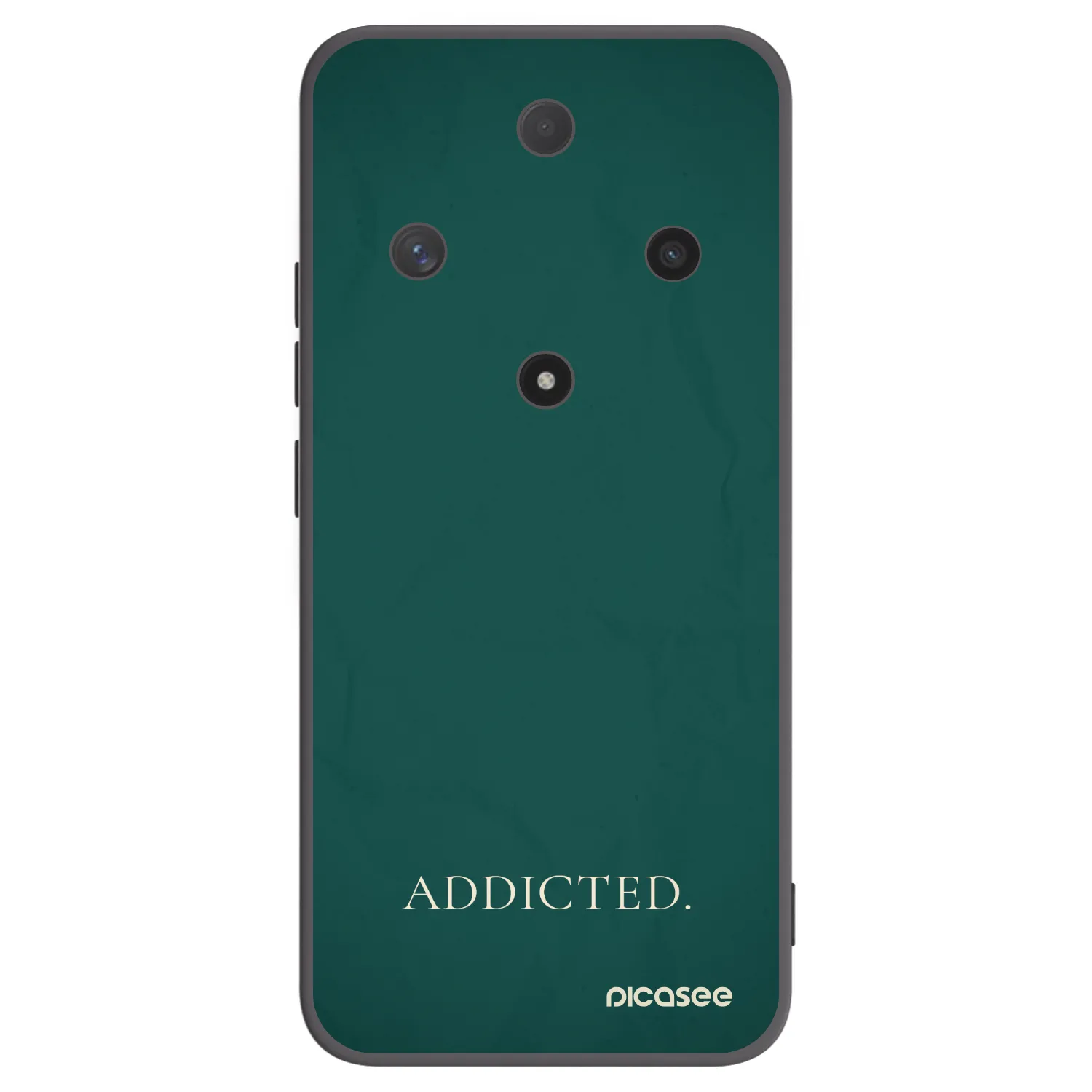 Picasee silikonowe czarne etui na Honor Magic6 Lite 5G - Addicted