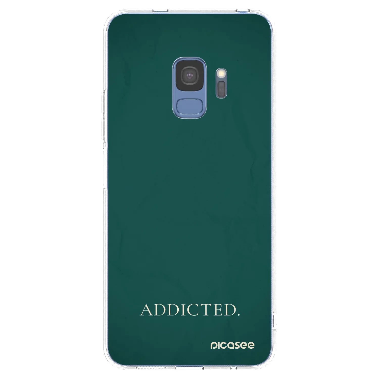 Picasee silikonowe przeźroczyste etui na Samsung Galaxy S9 G960F - Addicted
