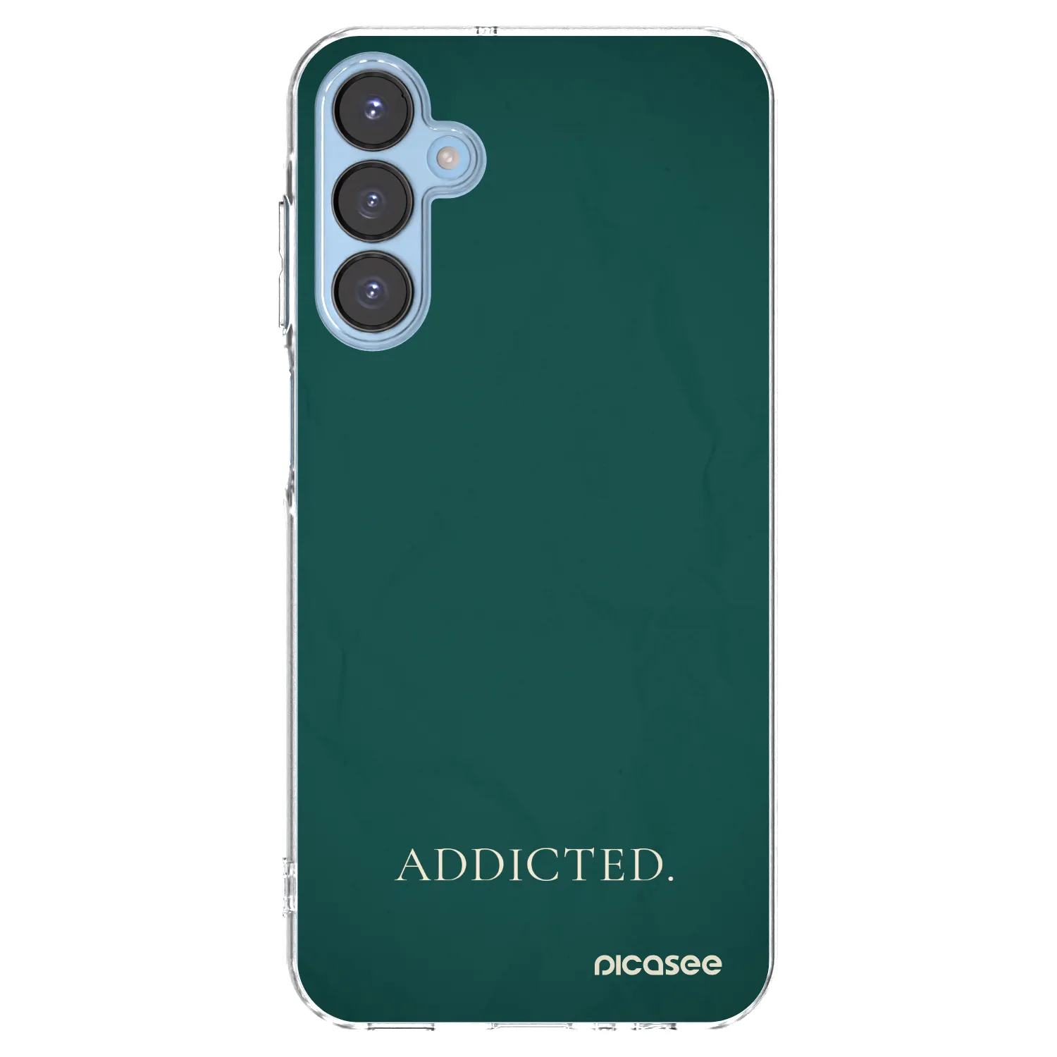 Picasee silikonowe przeźroczyste etui na Samsung Galaxy A15 A156B 5G - Addicted