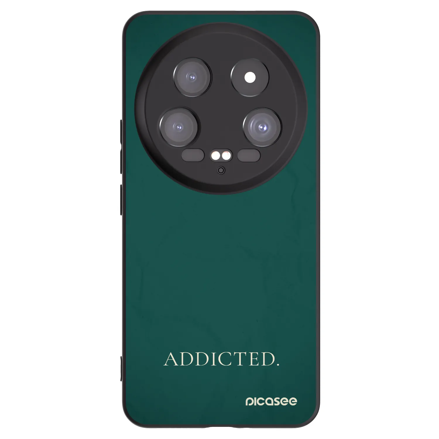Picasee silikonowe czarne etui na Xiaomi 14 Ultra - Addicted