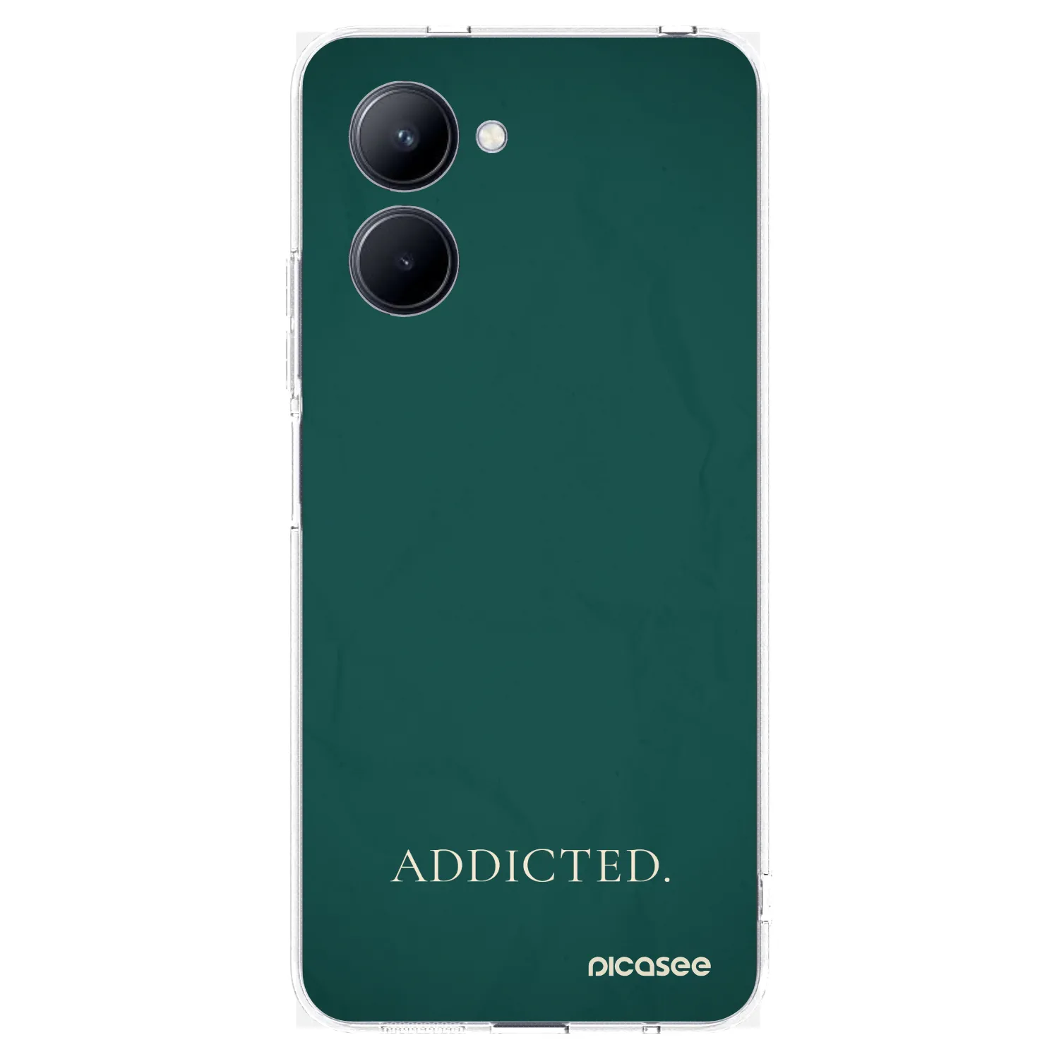Picasee silikonowe przeźroczyste etui na Realme C33 (2023) - Addicted