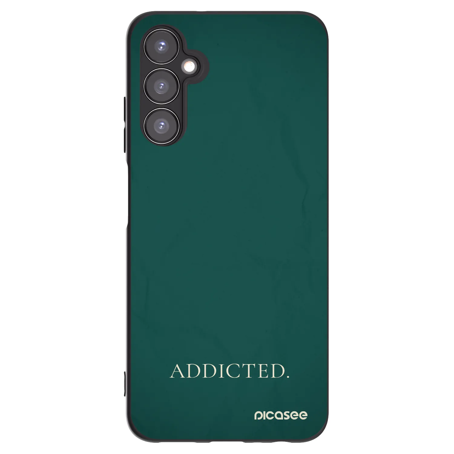 Picasee silikonowe czarne etui na Samsung Galaxy A05s A057G - Addicted