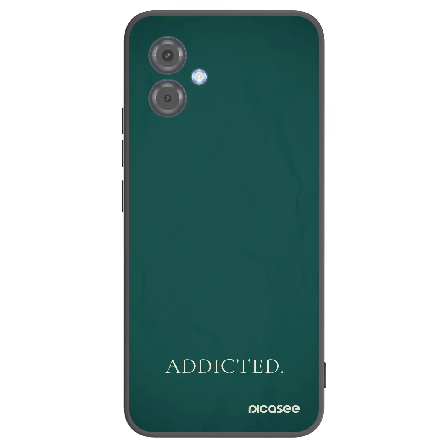 Picasee silikonowe czarne etui na Motorola Moto G14 - Addicted