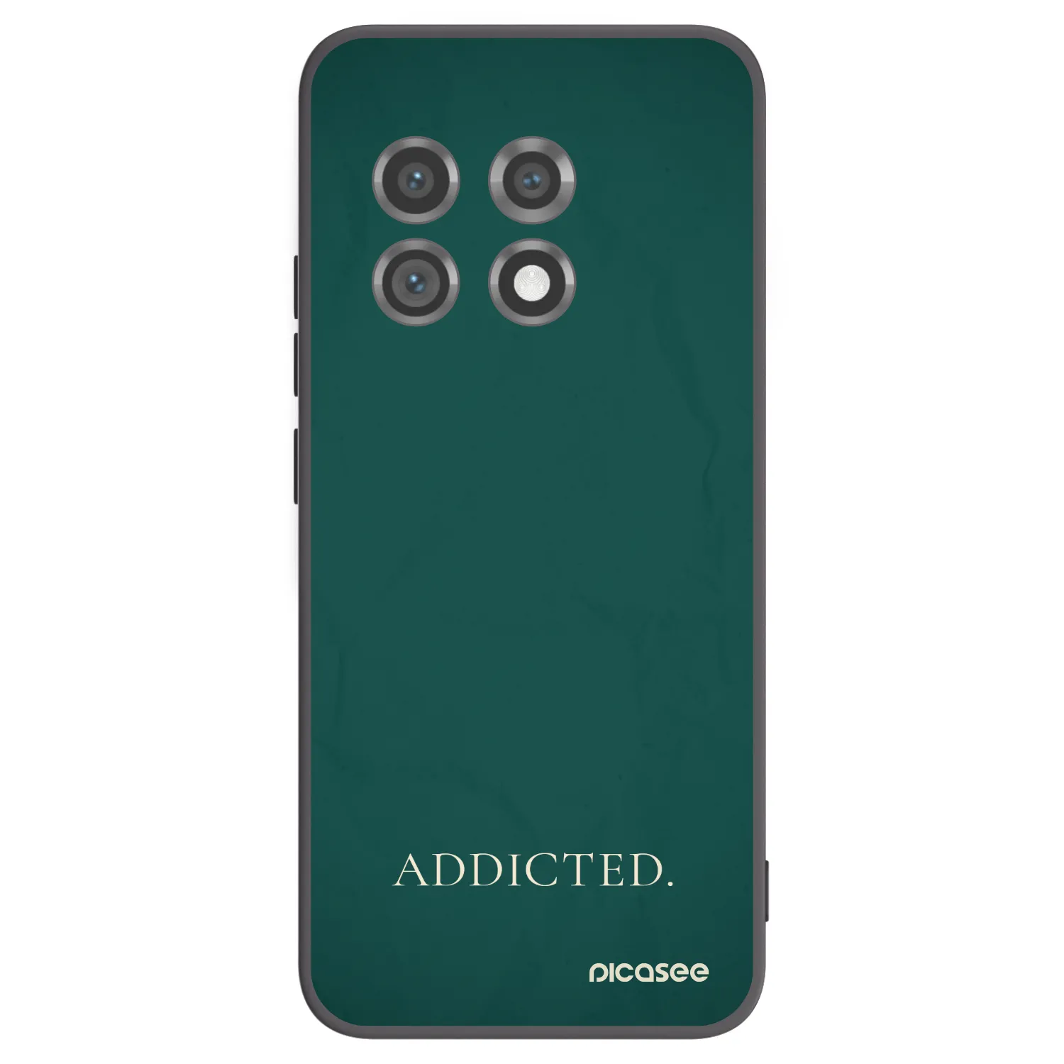 Picasee silikonowe czarne etui na OnePlus 11 5G - Addicted
